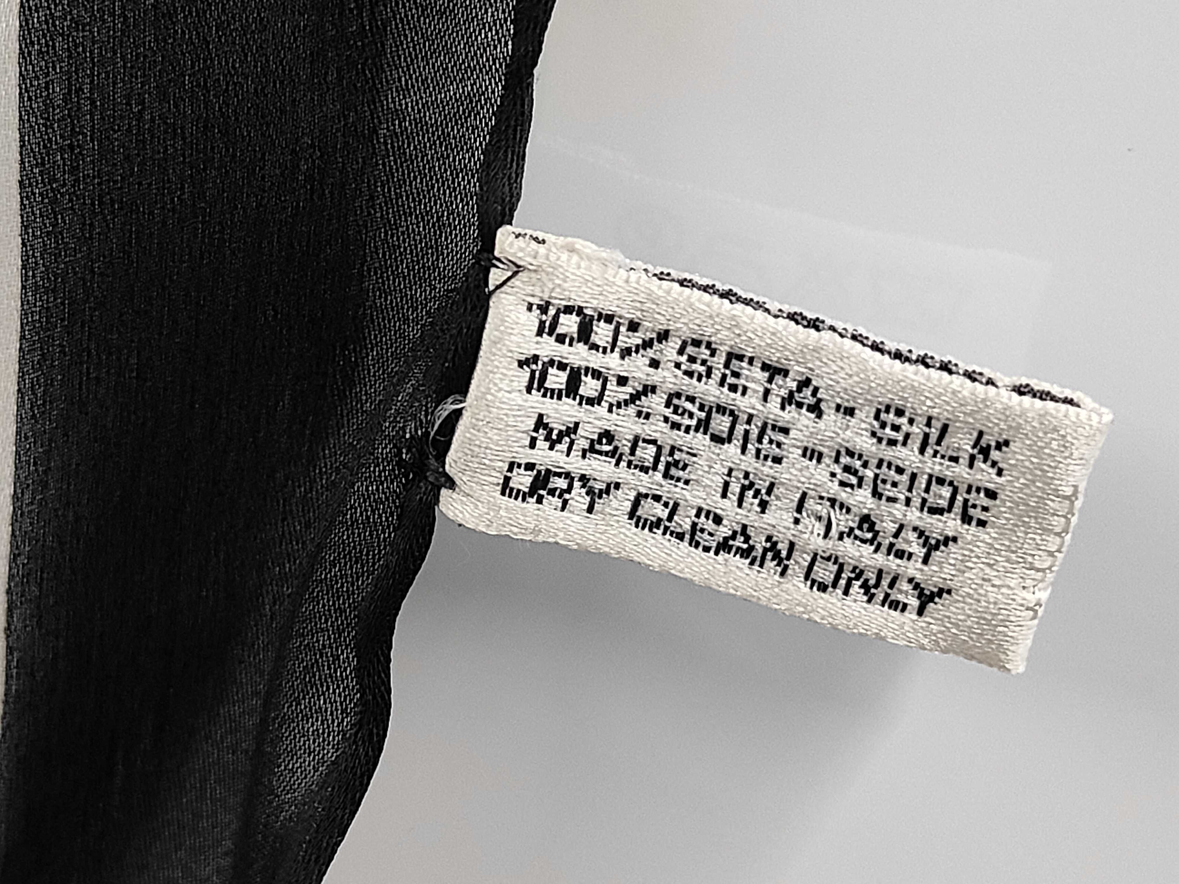 Coco Mark Silk Scarf, Black, Other Accessories — view 4