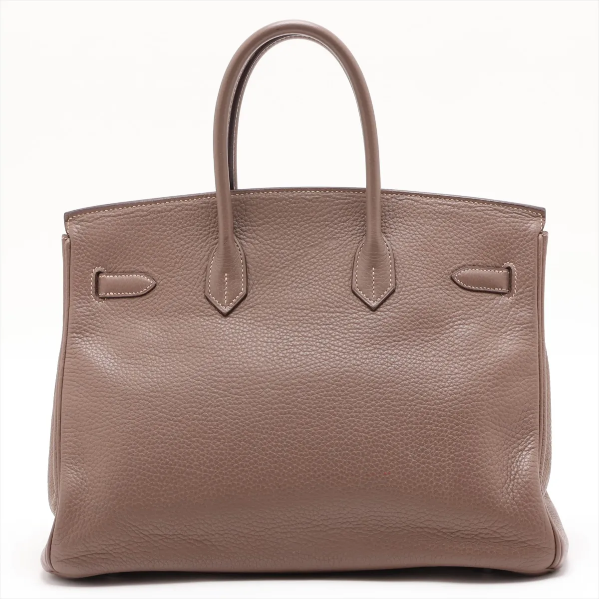 [Individually packaged] Hermes Birkin 35 Letournée Taurillon Clemence Etoupe Silver Hardware J: 2006 — view 2