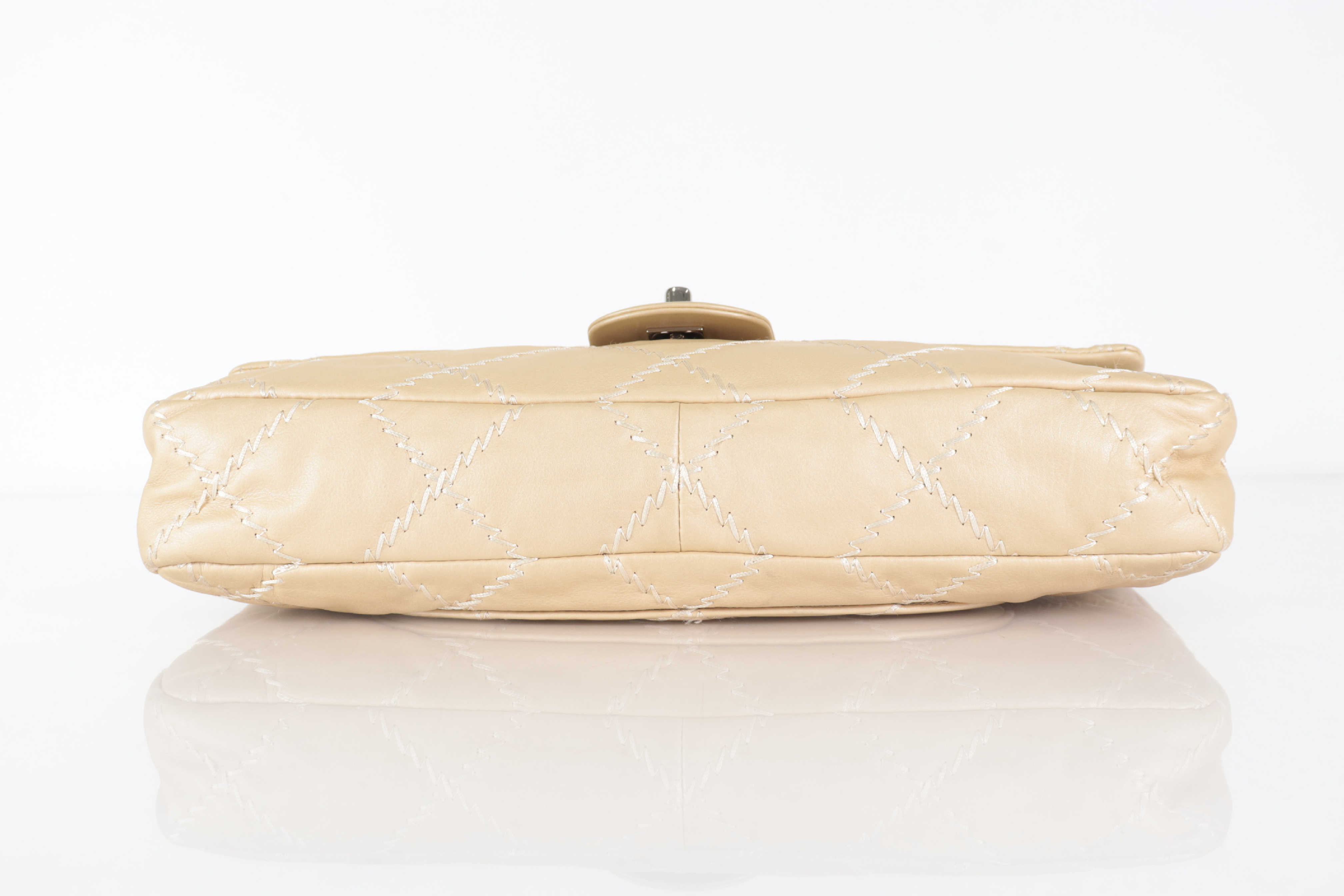 Ultra Stitch Lambskin Chain Shoulder Bag, Gold, Series 15 (Shoulder Bag) — view 7