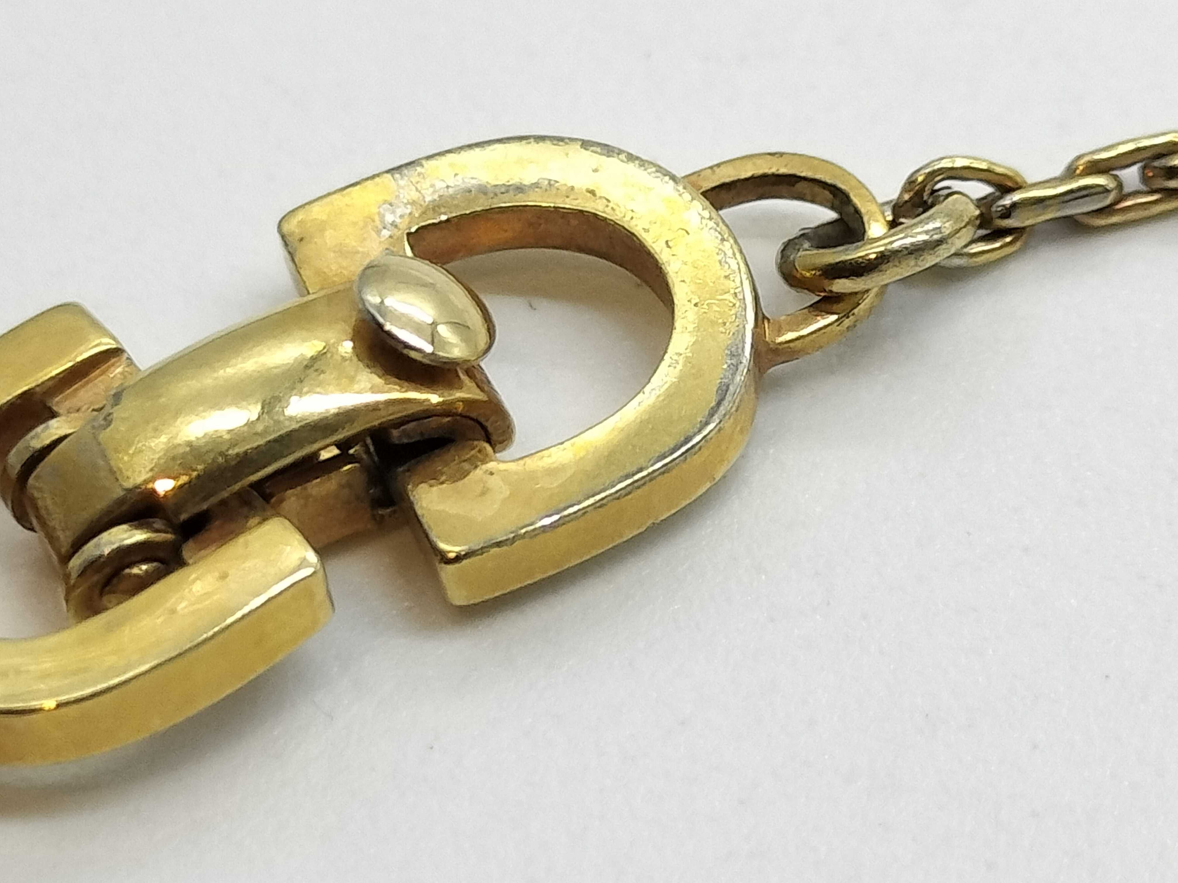 Oval CD Logo Plated Necklace — view 8