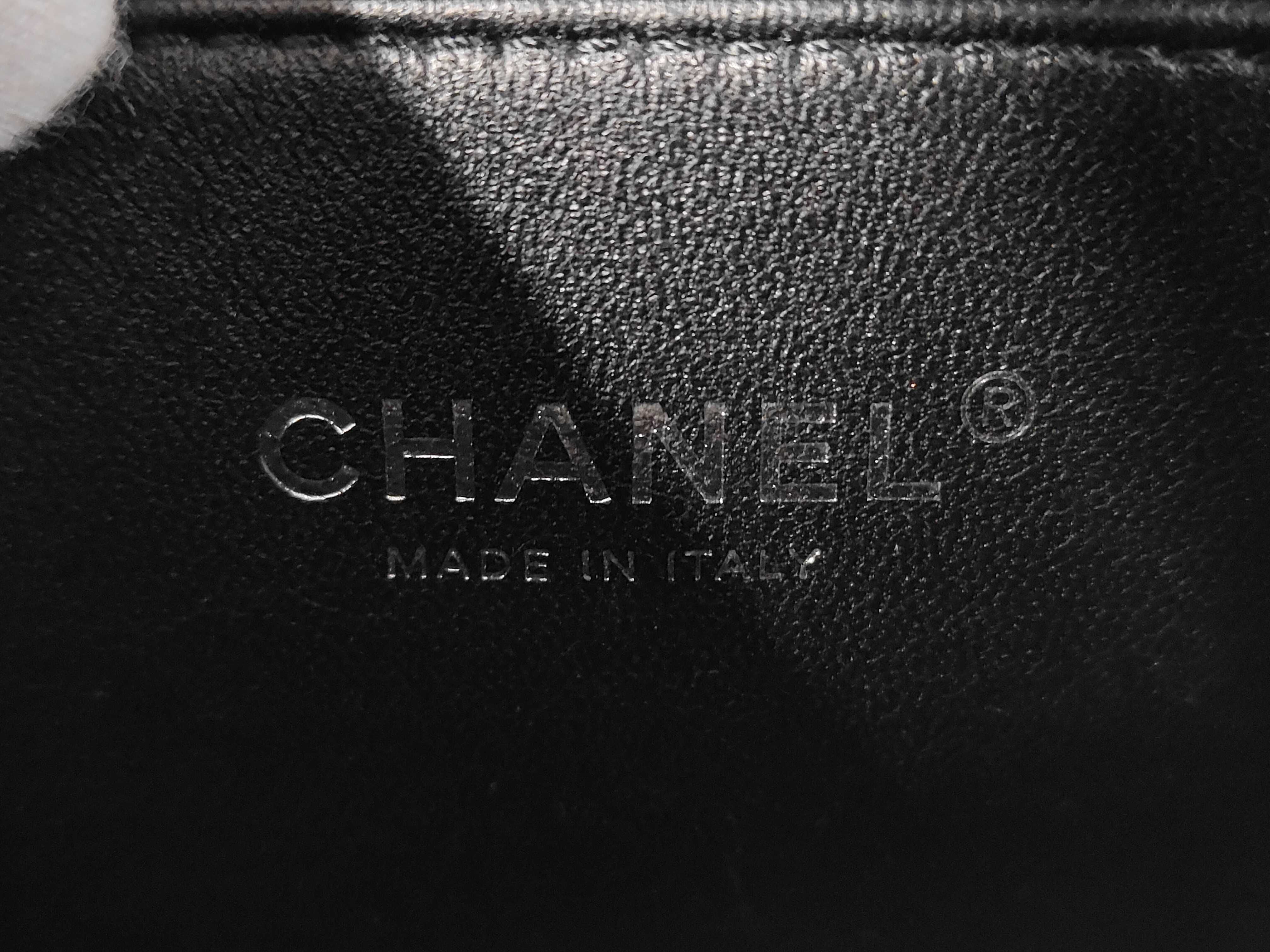 Boy Chanel Caviar Matelassé Plate Shoulder Bag — view 10