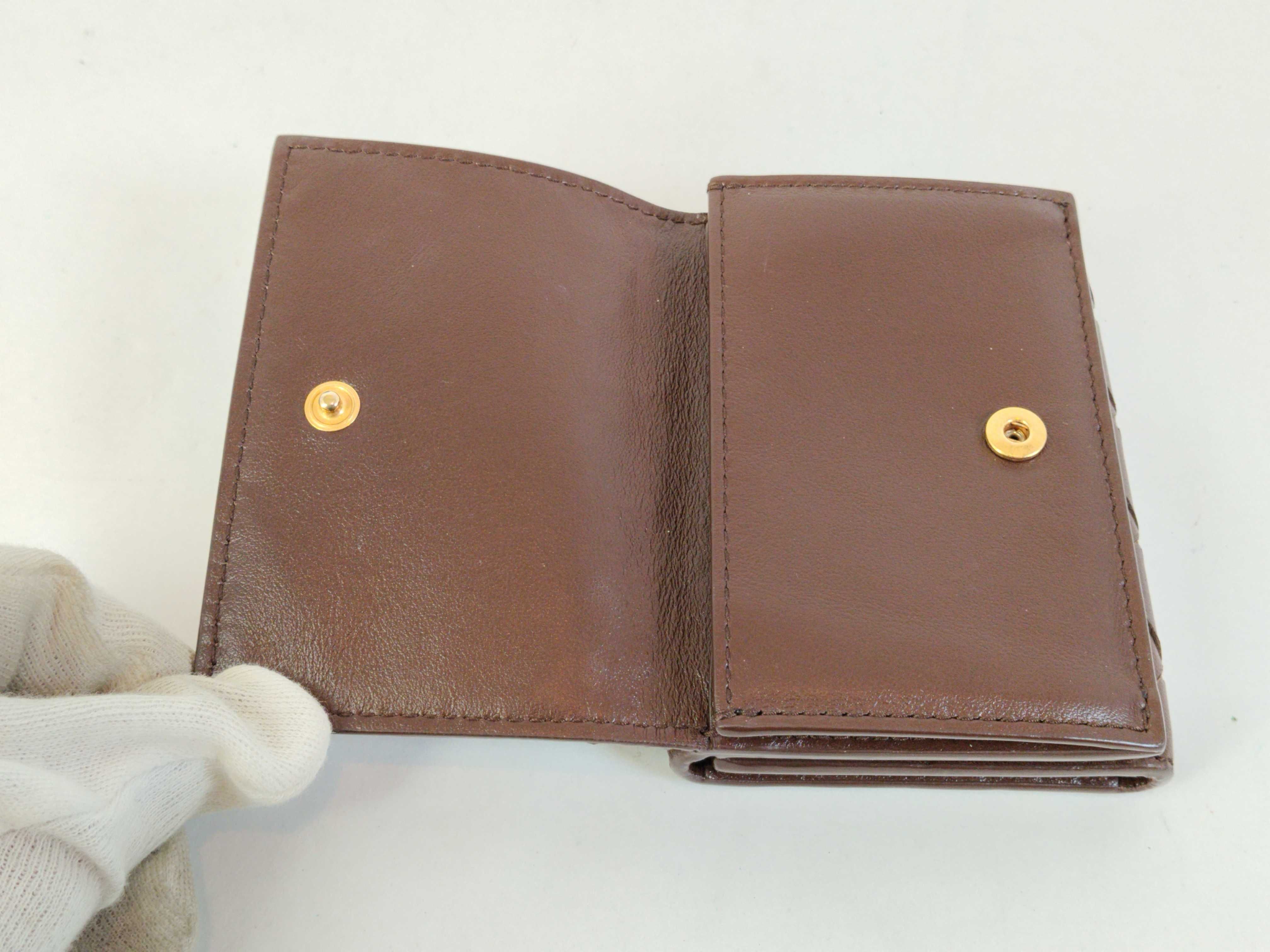 Intrecciato Tri-fold Wallet 609285 — view 10
