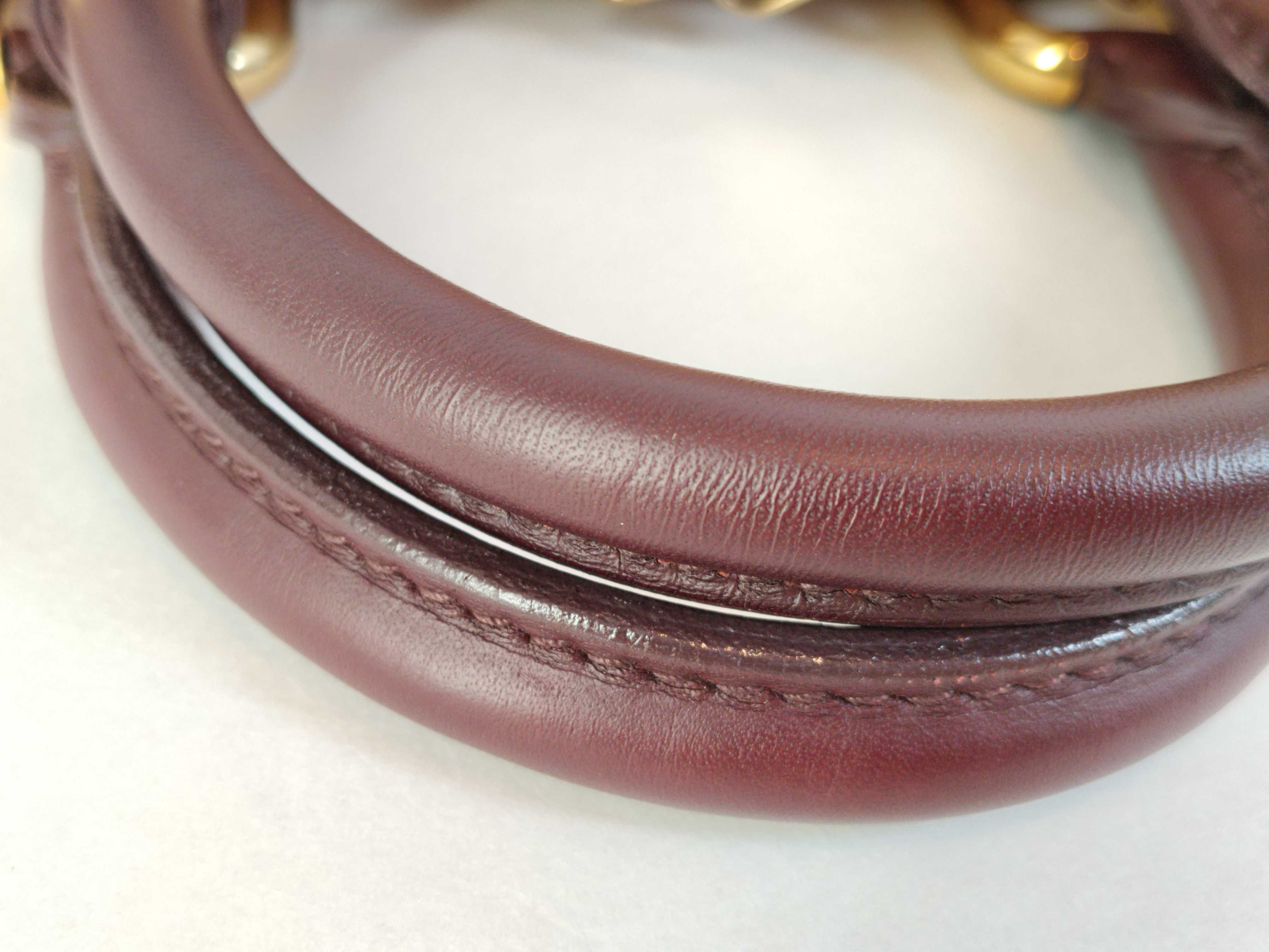 Monogram Mini Alma Long M92207 MI0022 Red x Brown Handbag — view 4