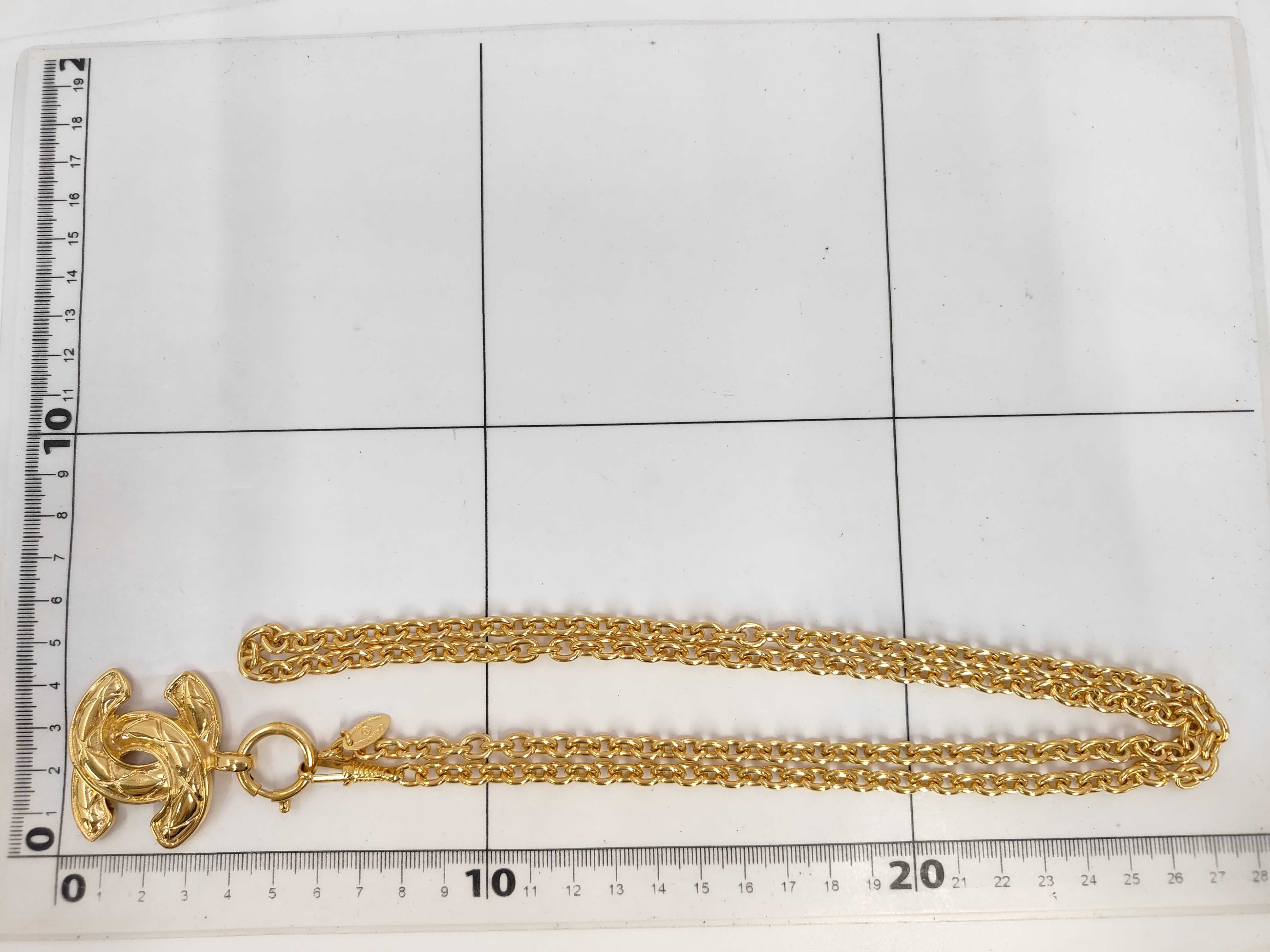 necklace 3856 Coco Mark Matelassé, no year stamped, gold necklace — view 6