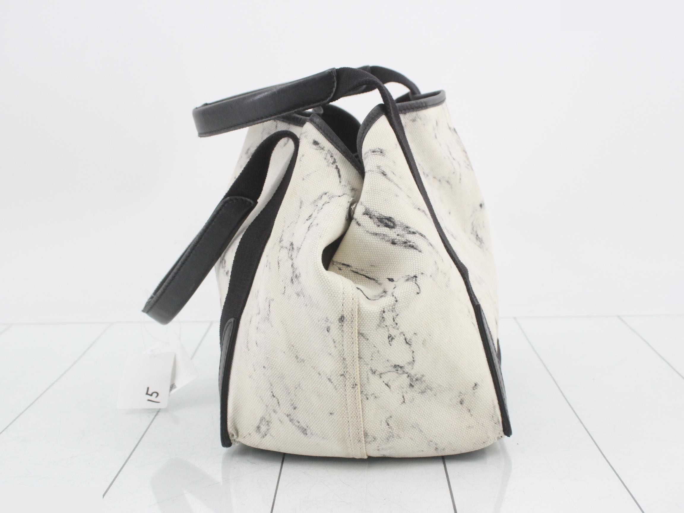 Navy Cabas with pouch — view 3
