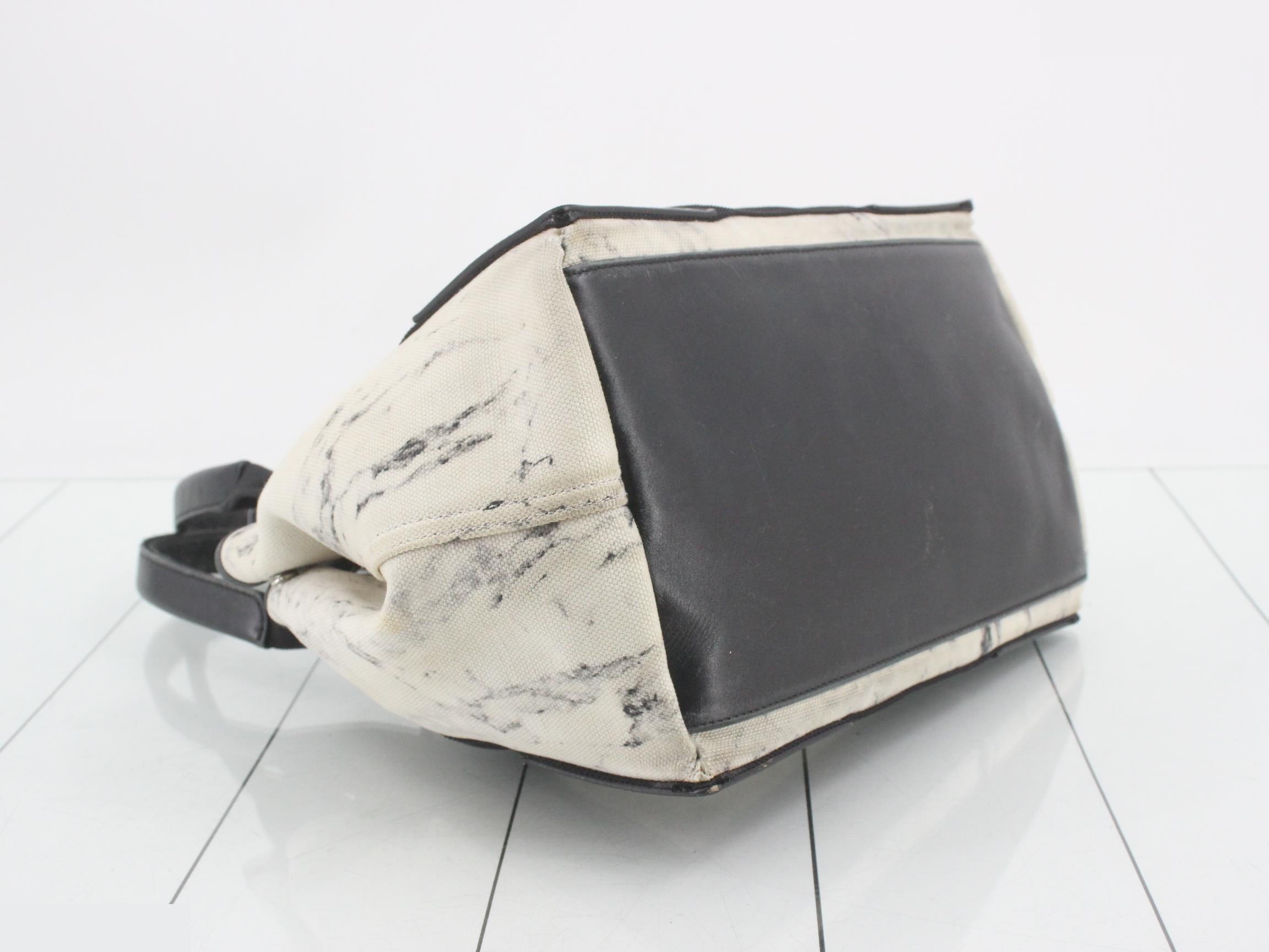 Navy Cabas with pouch — view 5