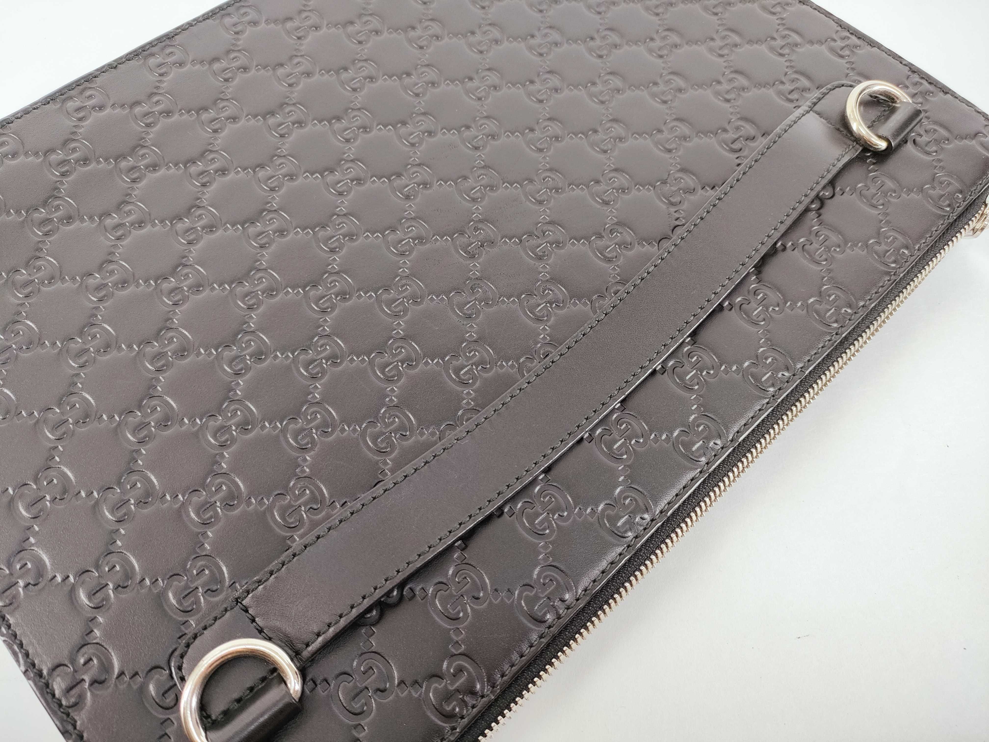 Guccissima Clutch Bag 429004 Black Clutch Bag — view 9