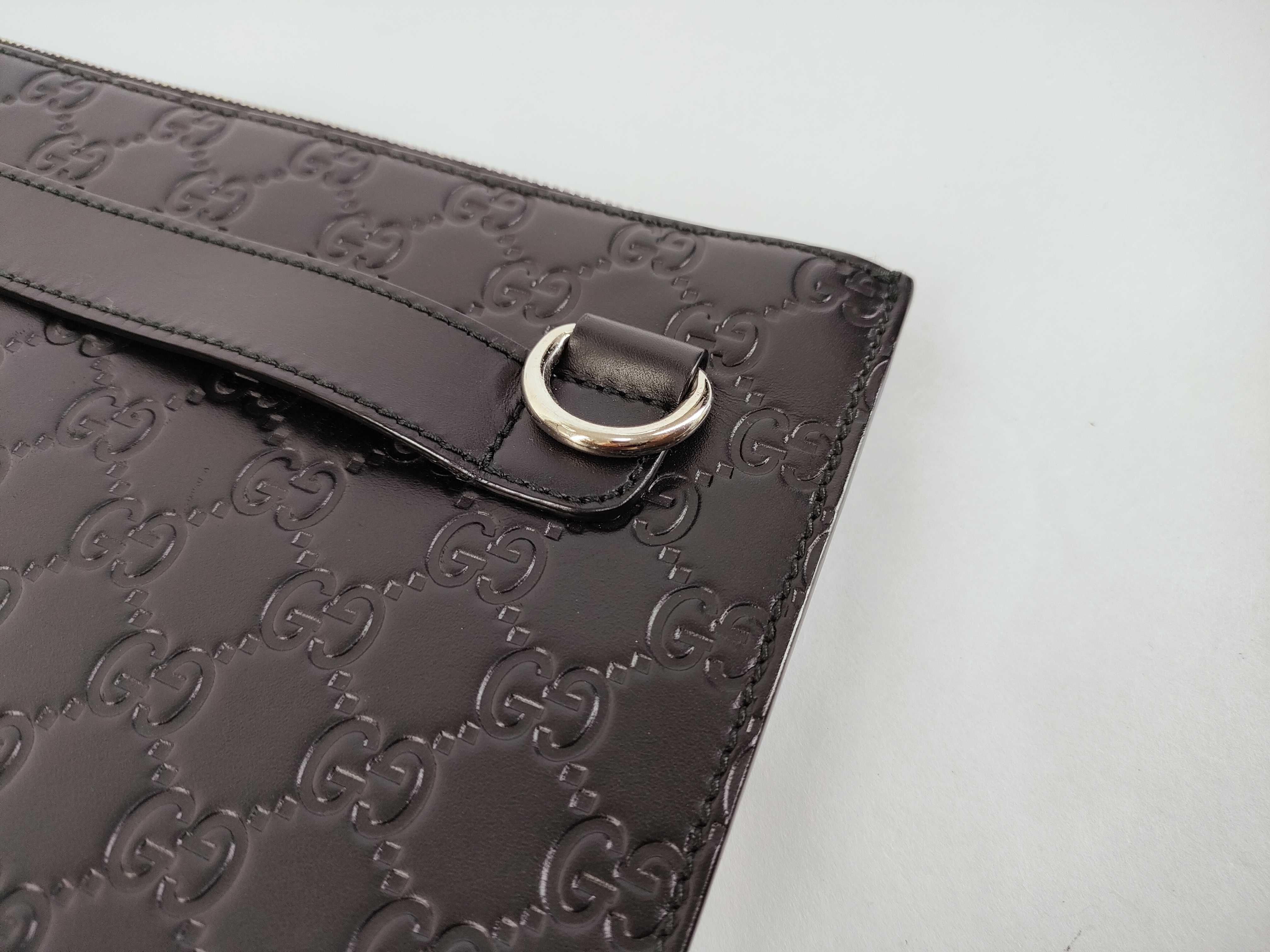 Guccissima Clutch Bag 429004 Black Clutch Bag — view 10