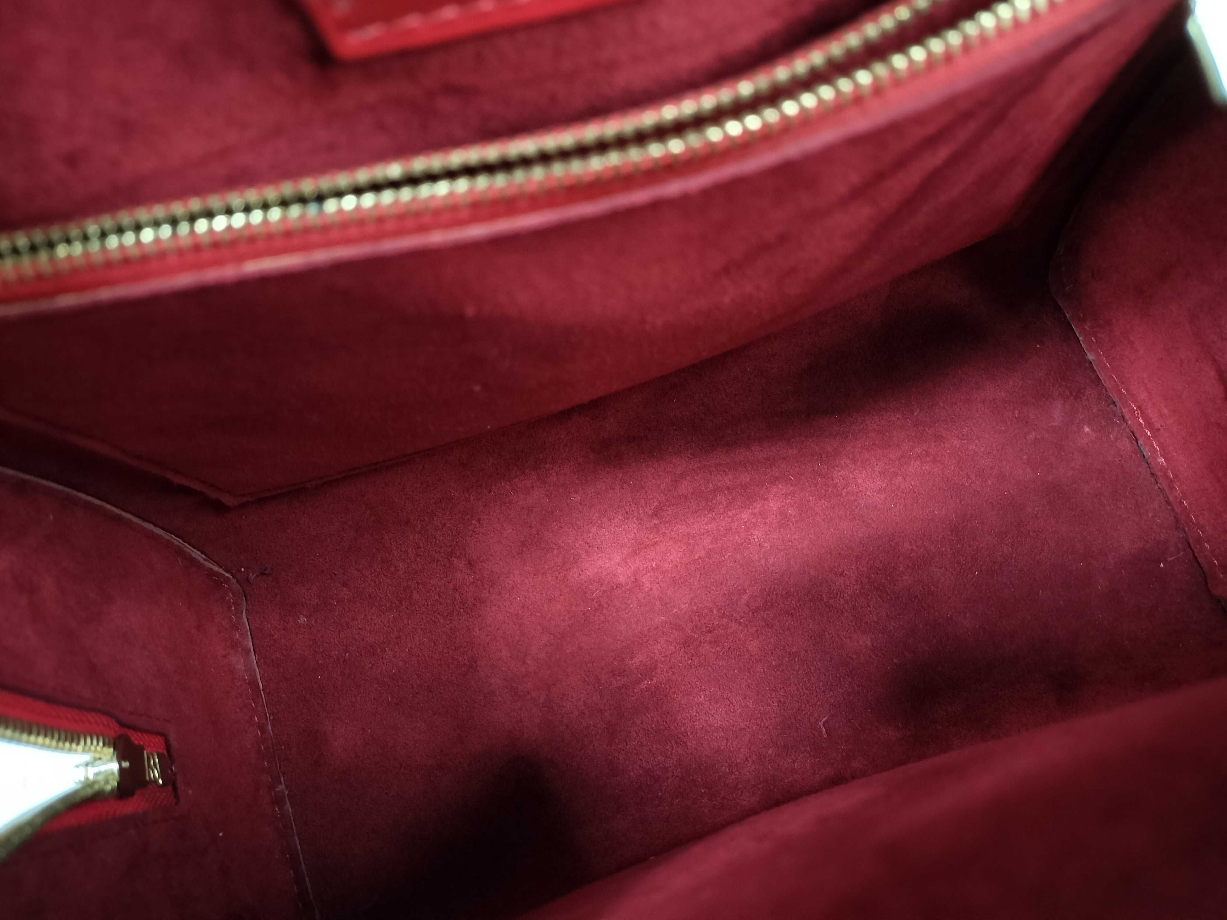 Epi Leather Handbag, M52057 MI0928, Red — view 10