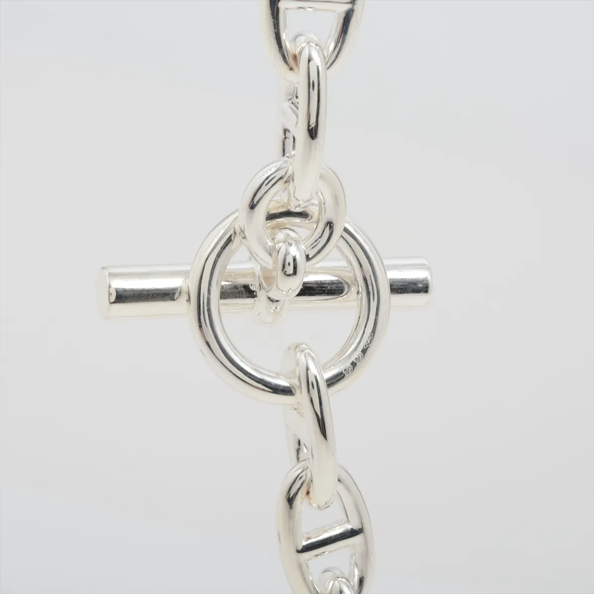 Chaine d'Ancre GM 2025 Necklace, 29 links, 925 silver, 125.9g, 25G136789. Shows signs of wear, including — view 3