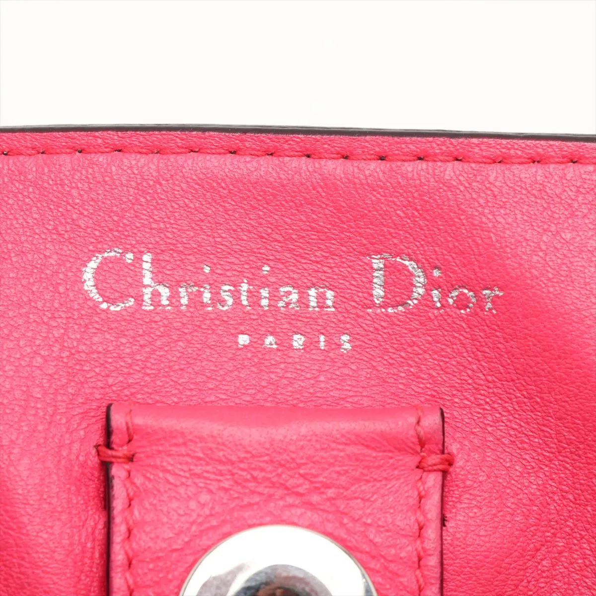 Diorissimo Leather 2-Way Handbag, Navy — view 10