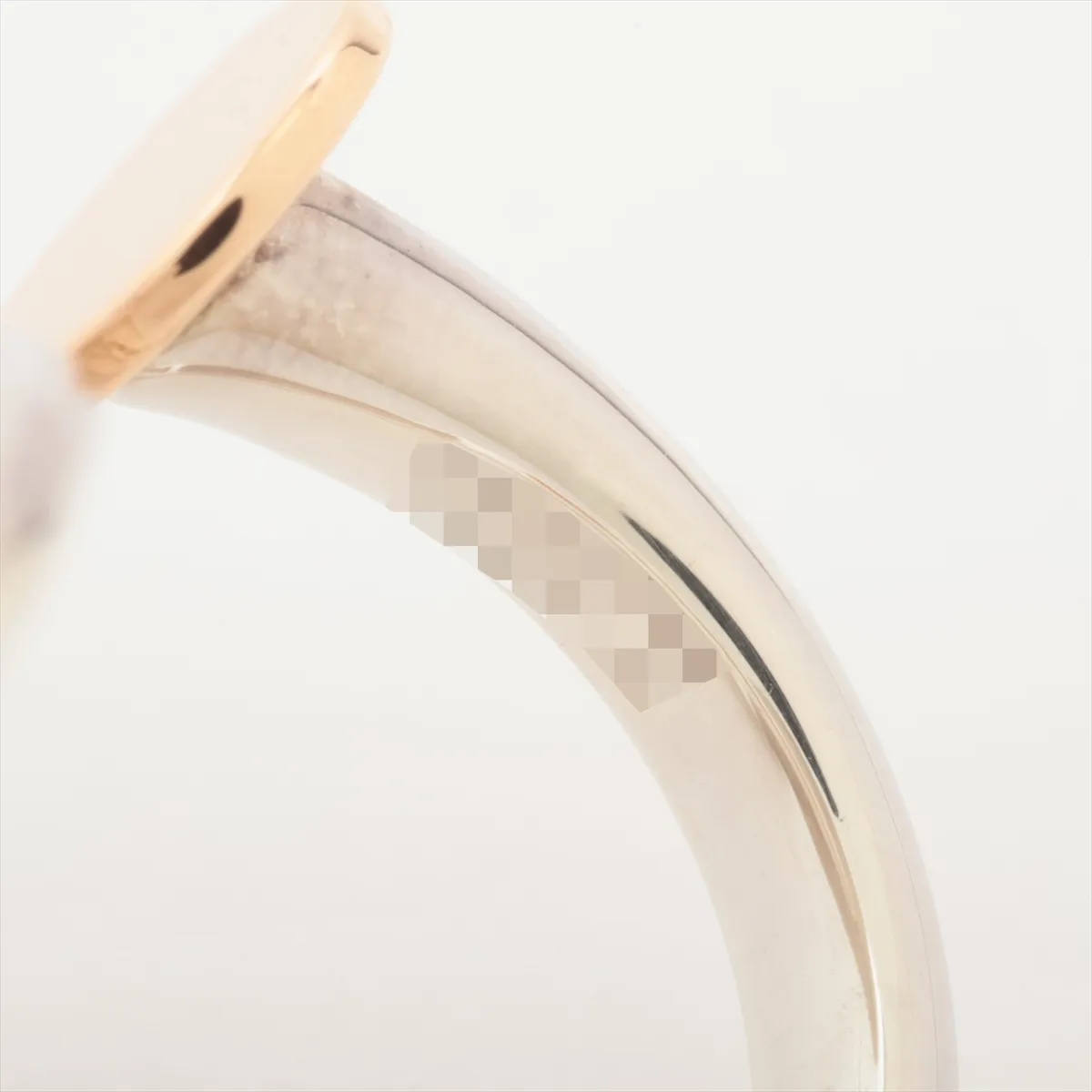 Ex-Libris Ring, Size 49, 925 x 750 mm, 14.6g, Silver x Gold, 19C221748. Shows signs of wear, — view 4