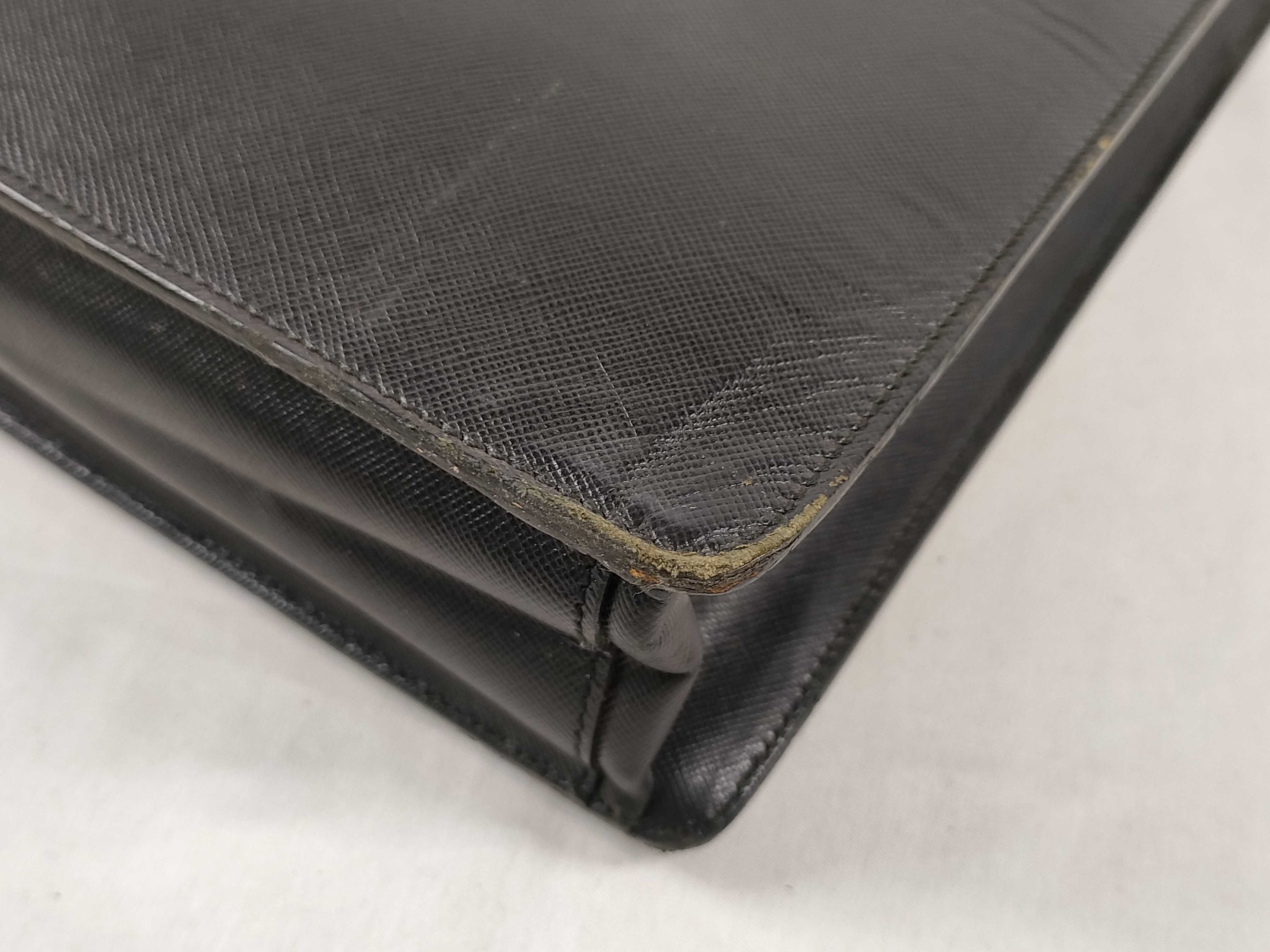 leather briefcase business bag — view 6