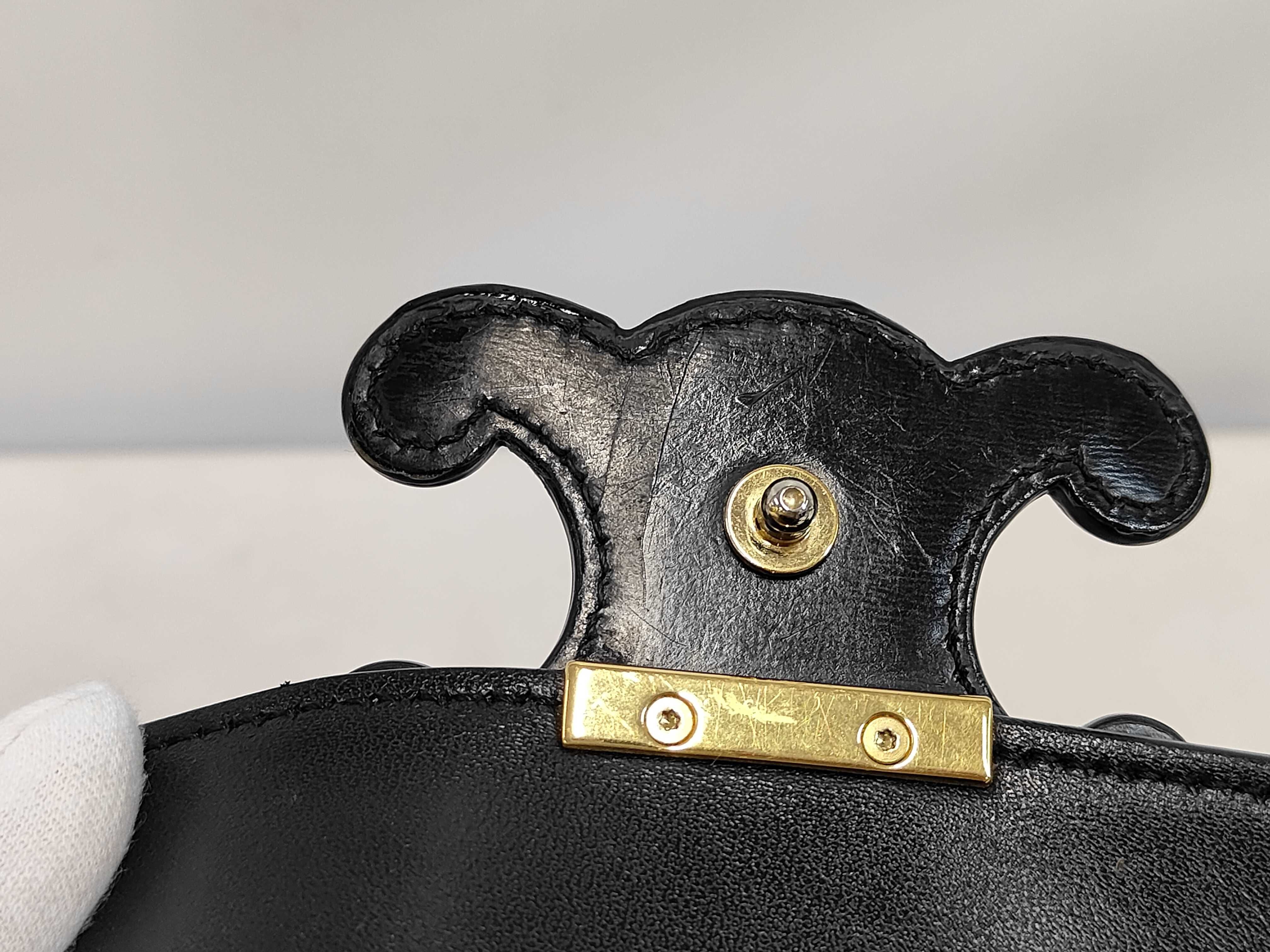 Triomphe Cuile Shoulder Bag Black Shoulder Bag — view 9