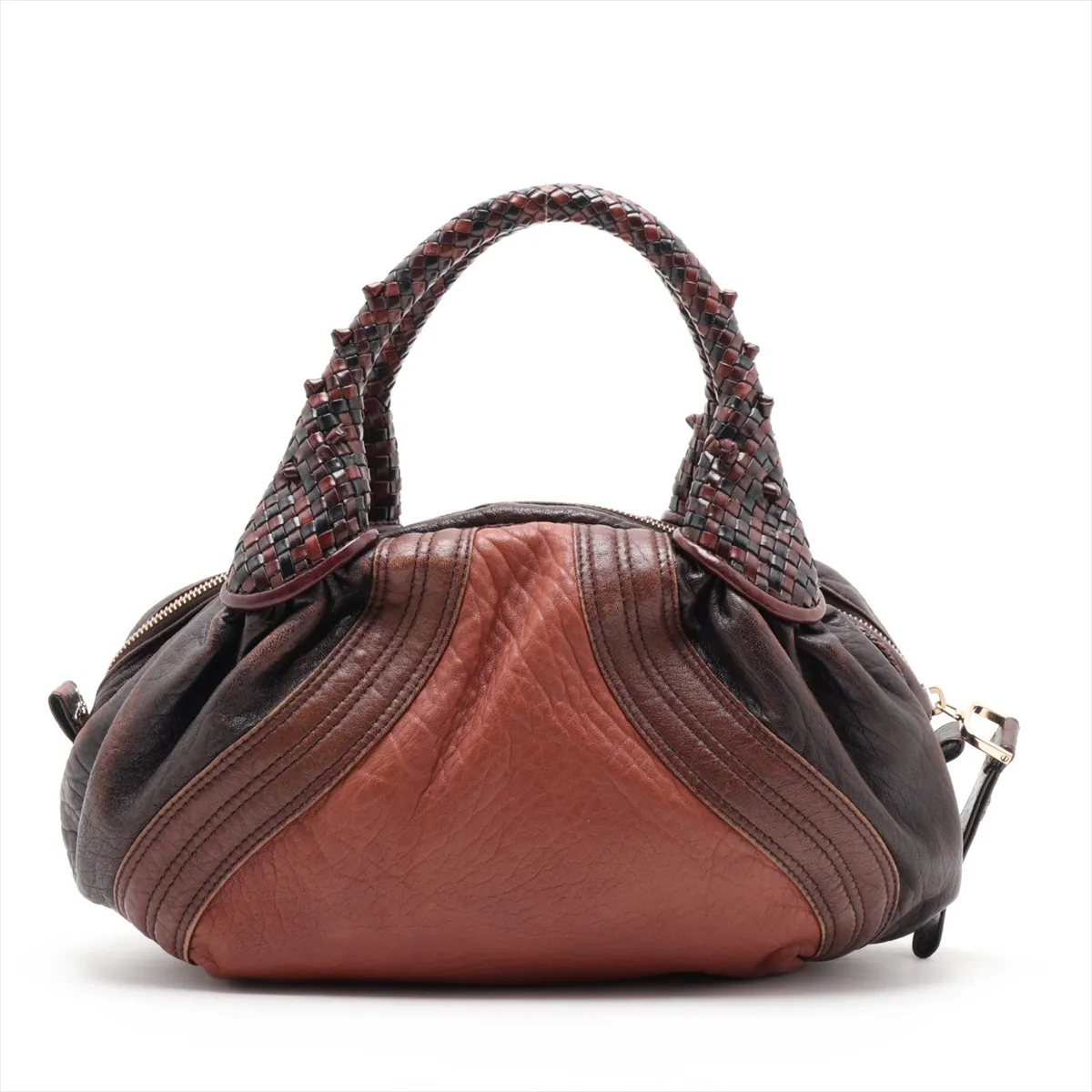 Spy Bag Leather Handbag Brown 8BL078 — view 2