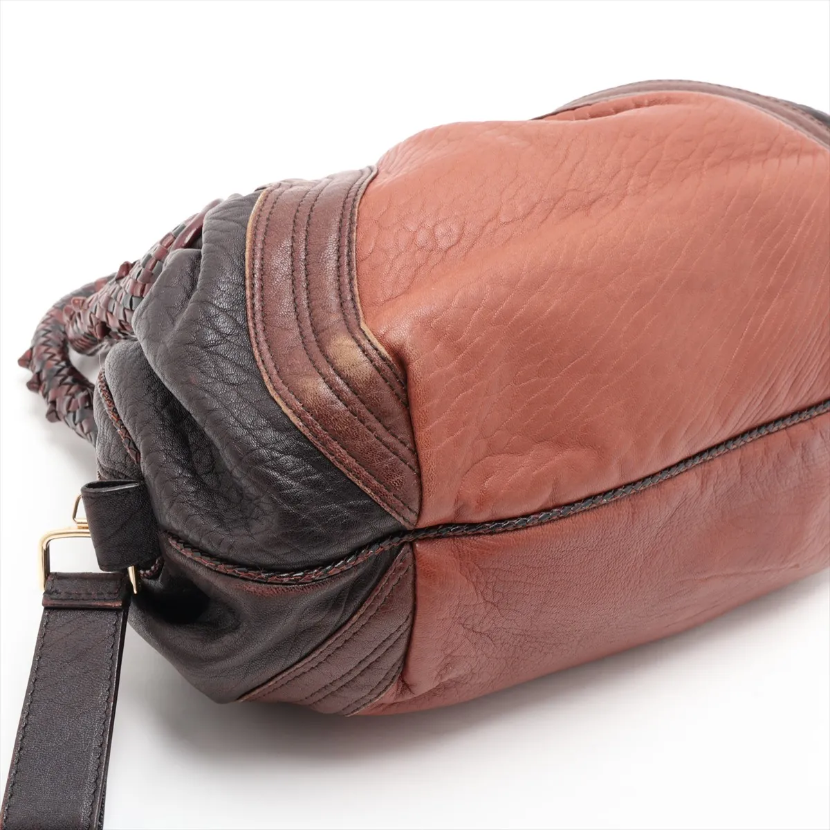 Spy Bag Leather Handbag Brown 8BL078 — view 4