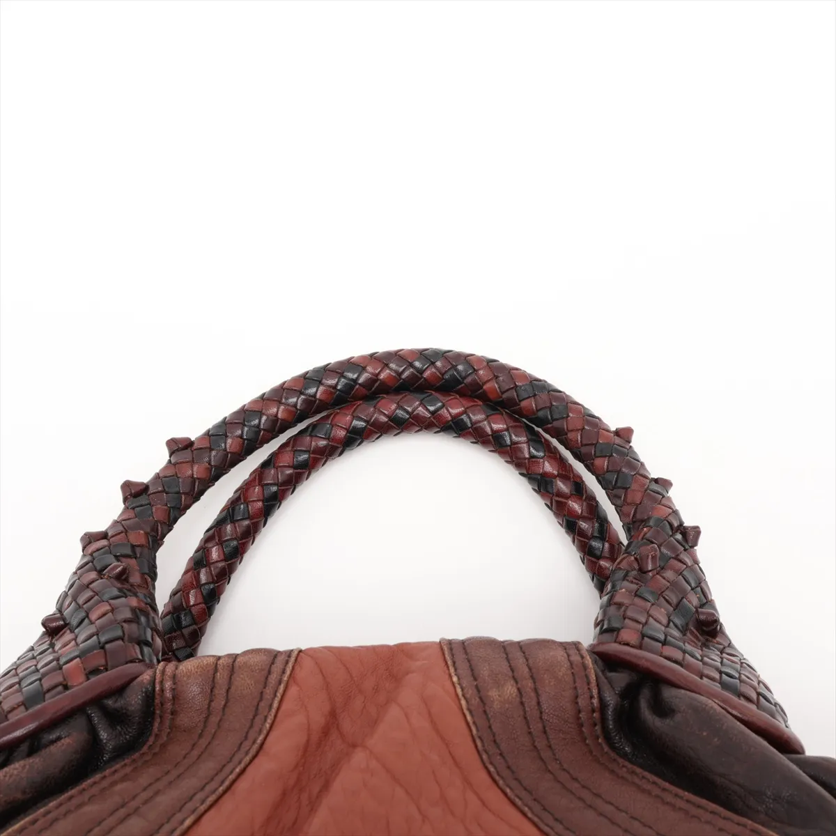 Spy Bag Leather Handbag Brown 8BL078 — view 6