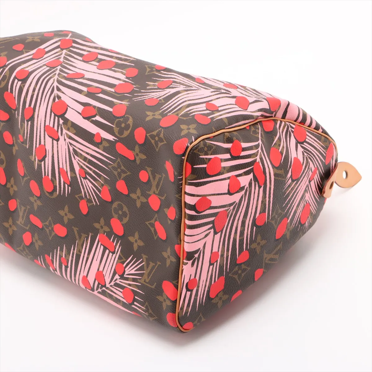 Monogram Jungle Dot Speedy 30 M41983 MB1146 Brown x Pink x Red — view 3