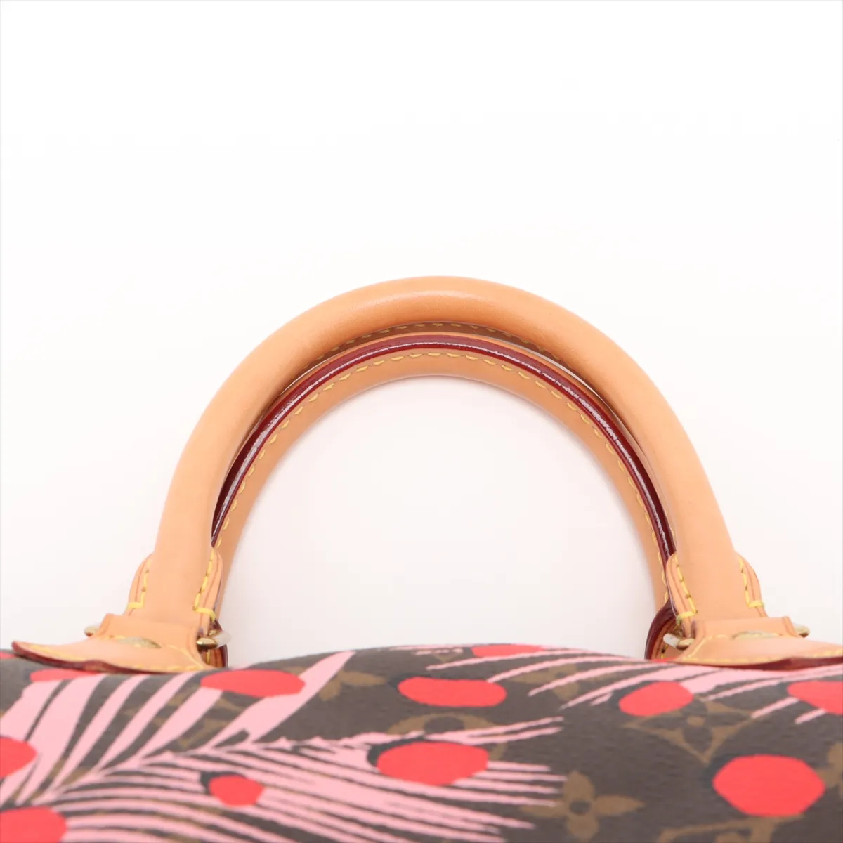 Monogram Jungle Dot Speedy 30 M41983 MB1146 Brown x Pink x Red — view 6