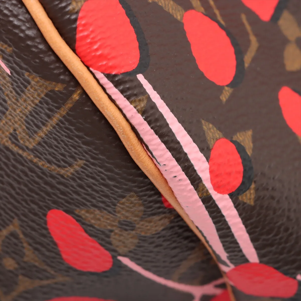 Monogram Jungle Dot Speedy 30 M41983 MB1146 Brown x Pink x Red — view 10