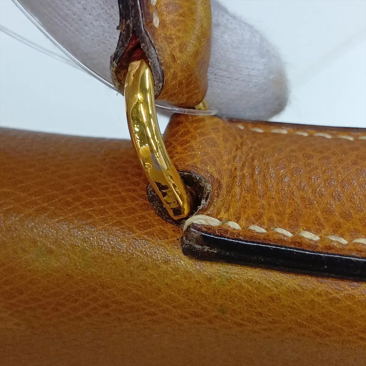 [Individually packaged] Hermes Kelly 32 Retournée Courchevel Beige Gold Hardware G: 1977 — view 13