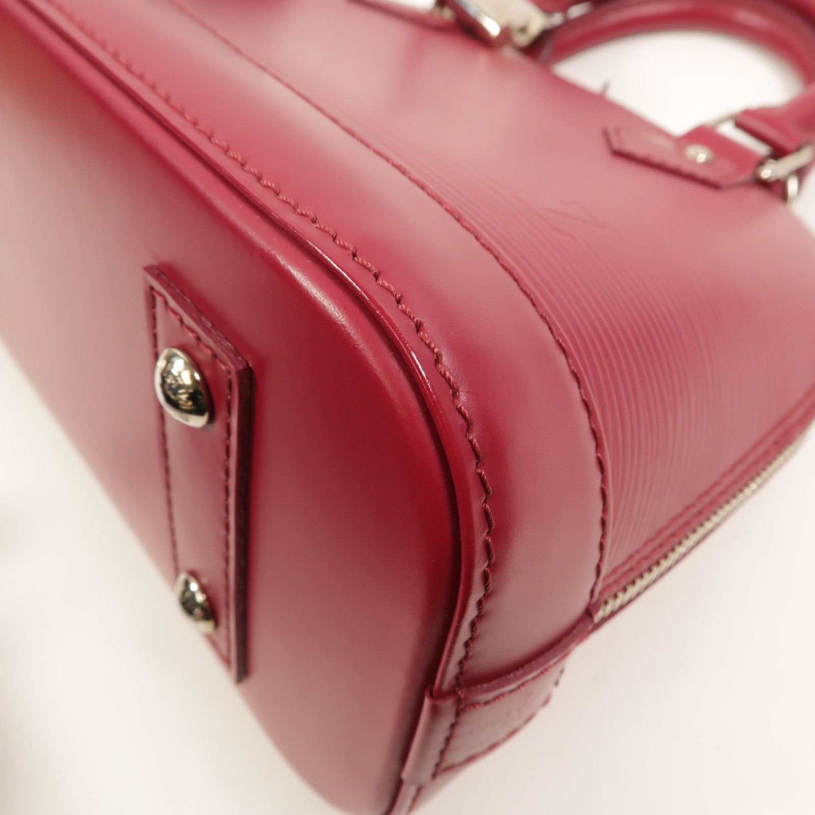 Epi Alma Bb Hand-ground Shoulder Bag Red 2way Shoulder Bag M 40851 — view 12