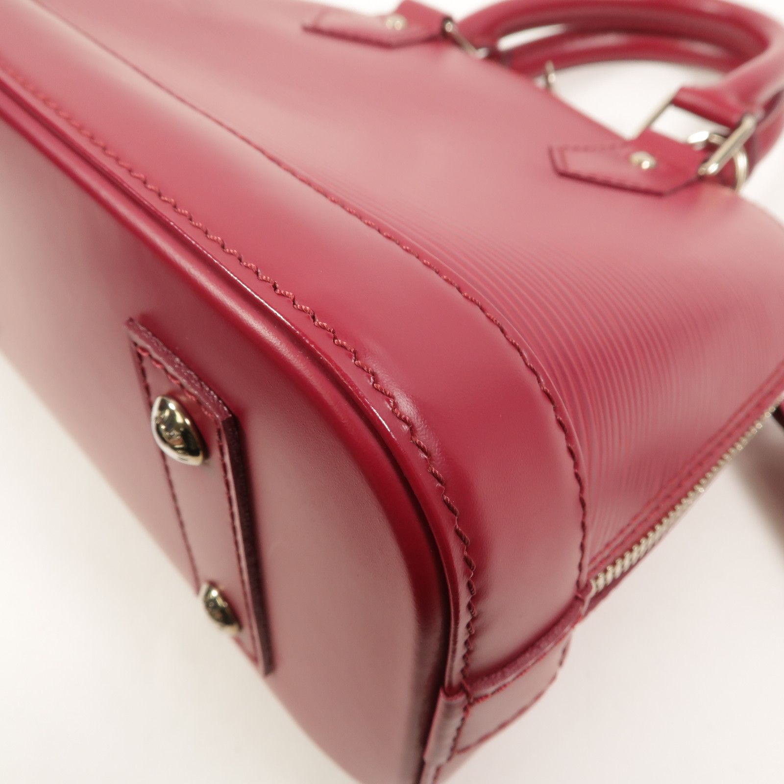 Epi Alma Bb Hand-ground Shoulder Bag Red 2way Shoulder Bag M 40851 — view 14