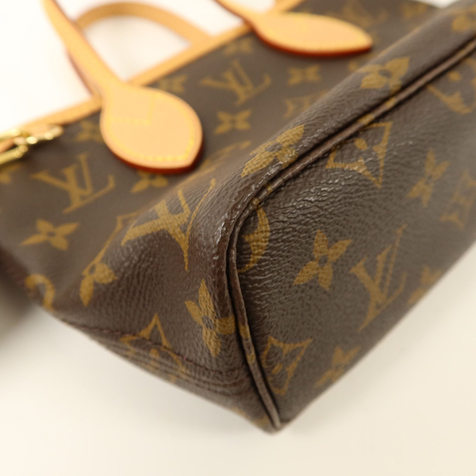 Monogram Neverfull Bb Handmade Shoulder Bag Brown/rose Peony 2way Shoulder Bag M 46786 — view 15