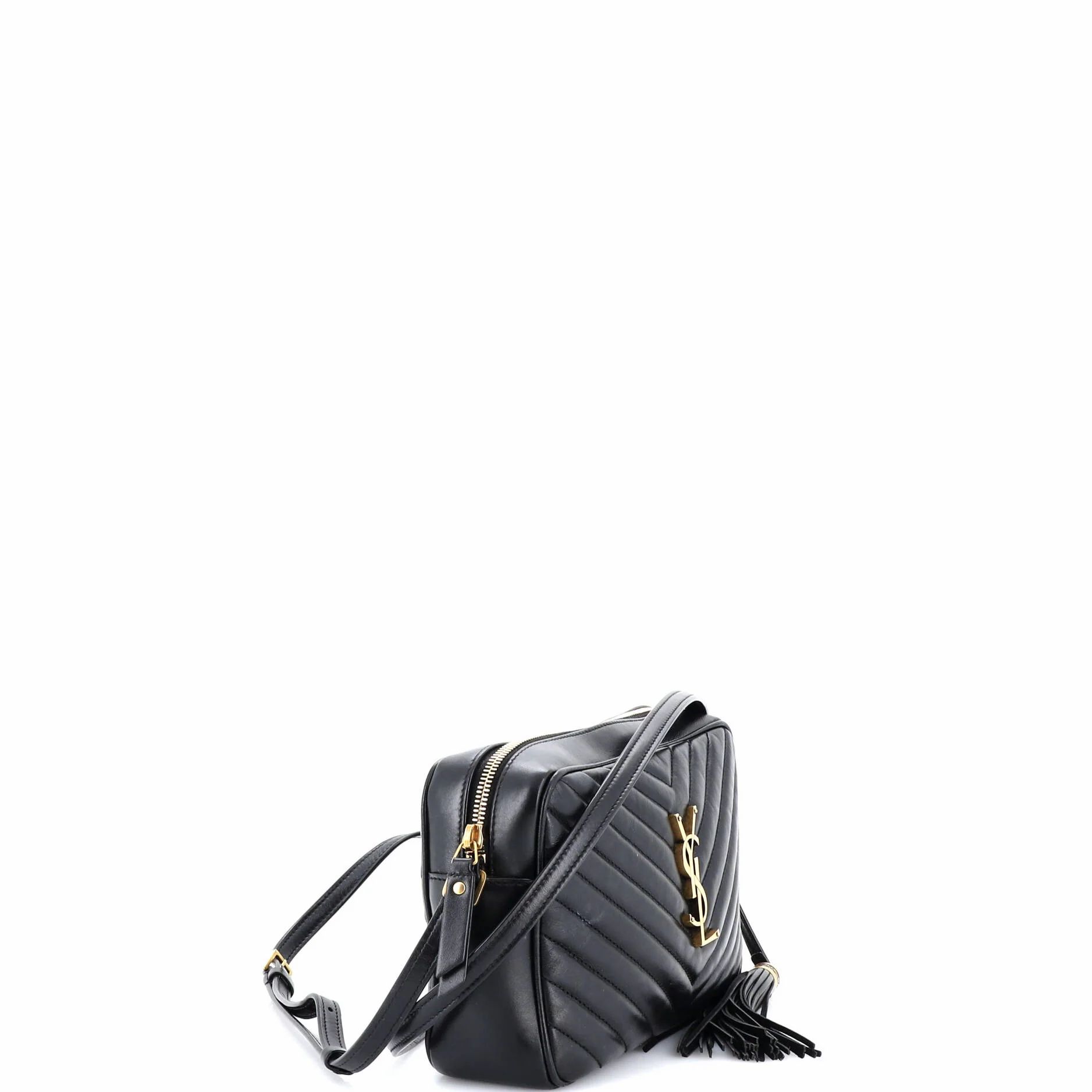 Lou Camera Bag Matelasse Chevron Leather Small — view 2