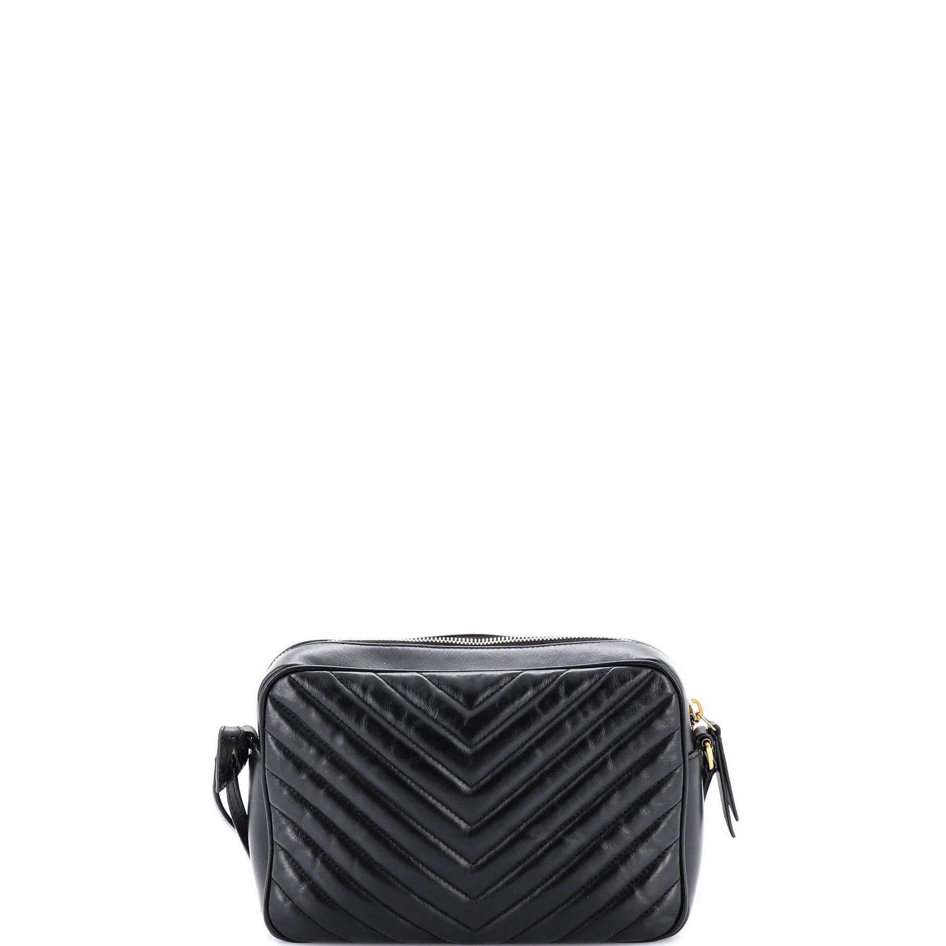Lou Camera Bag Matelasse Chevron Leather Small — view 3