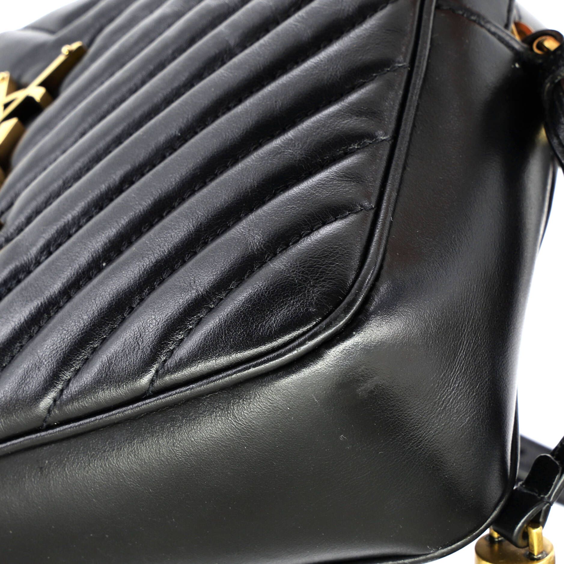 Lou Camera Bag Matelasse Chevron Leather Small — view 7
