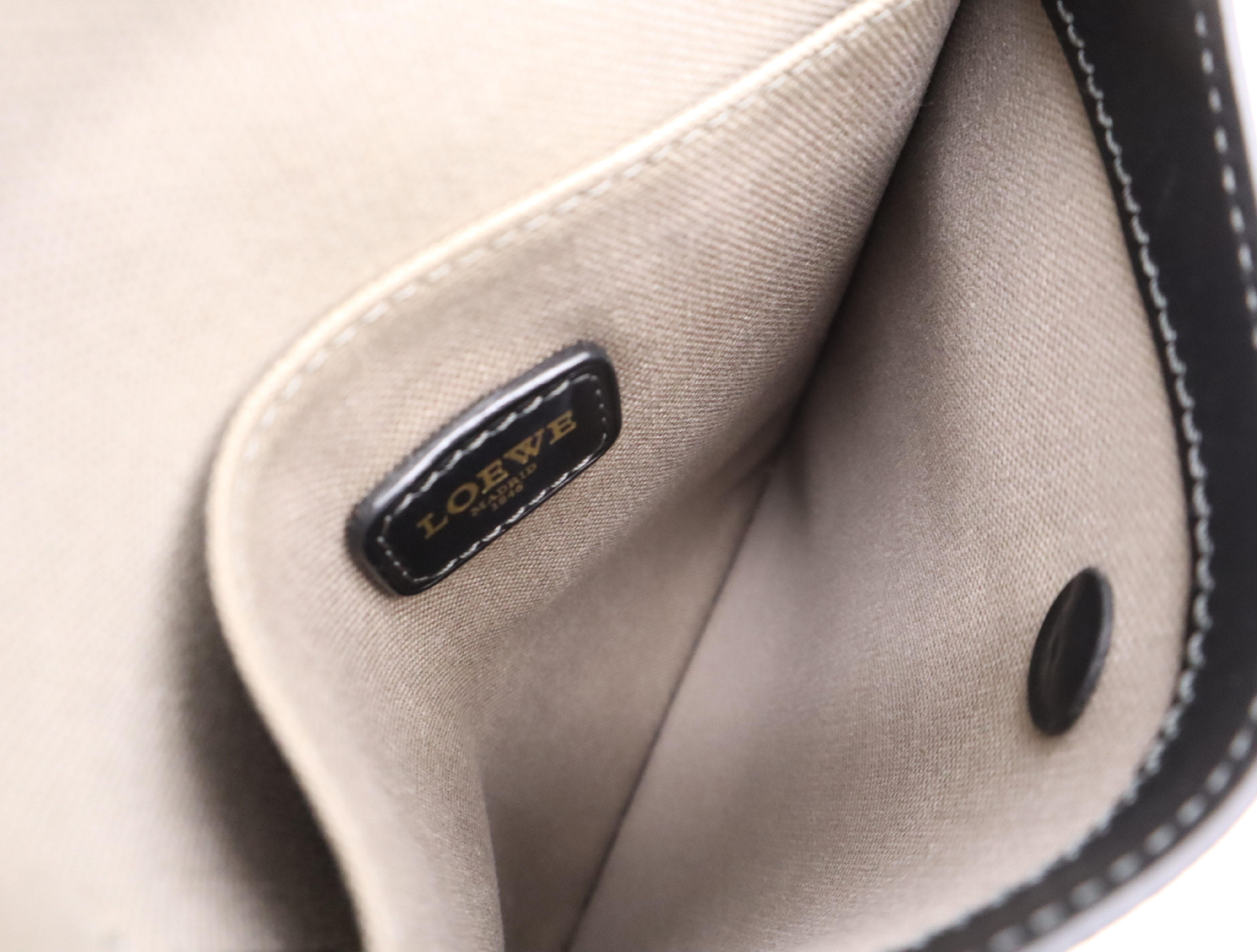 Anagram Shoulder Bag, Gray — view 11