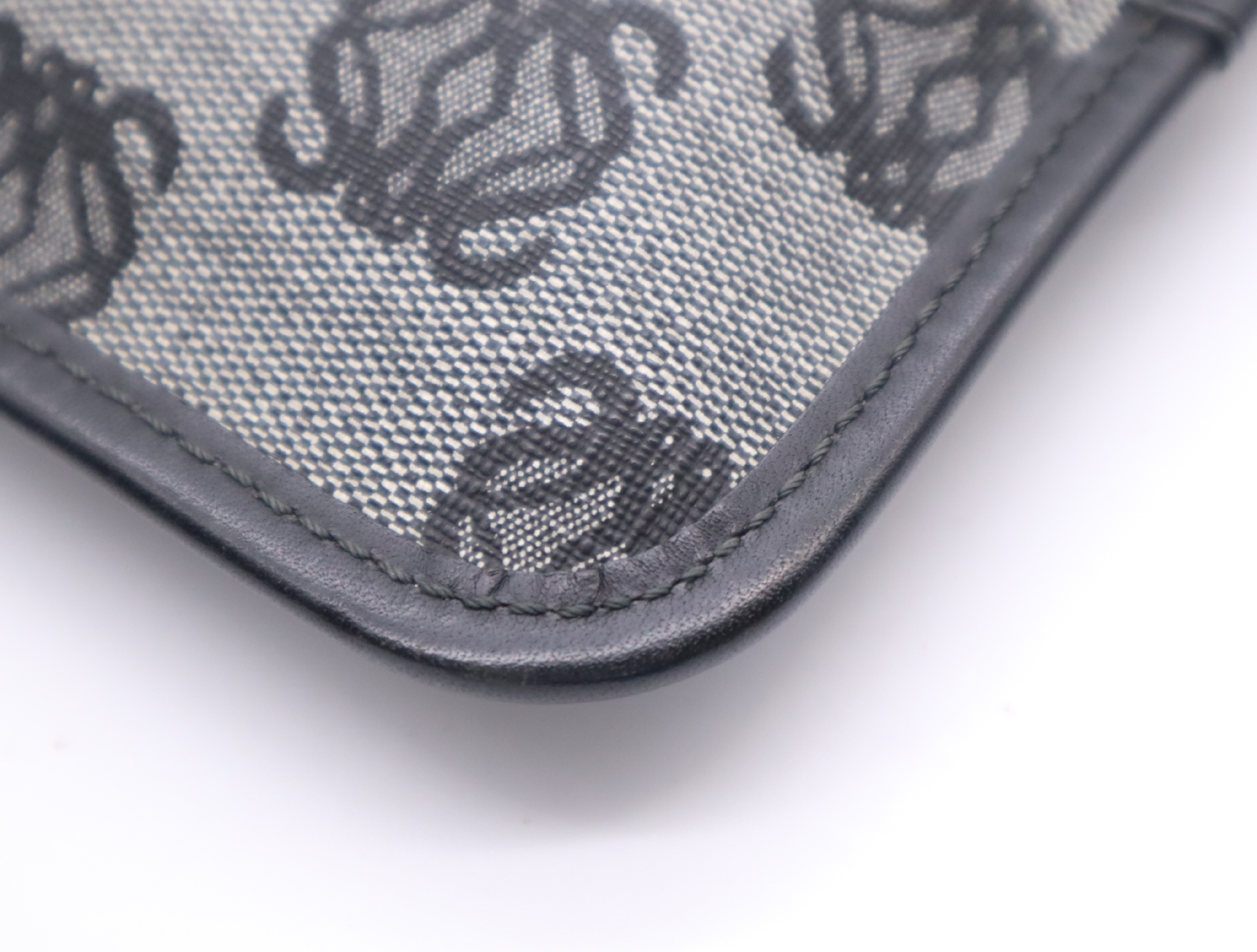 Anagram Shoulder Bag, Gray — view 6