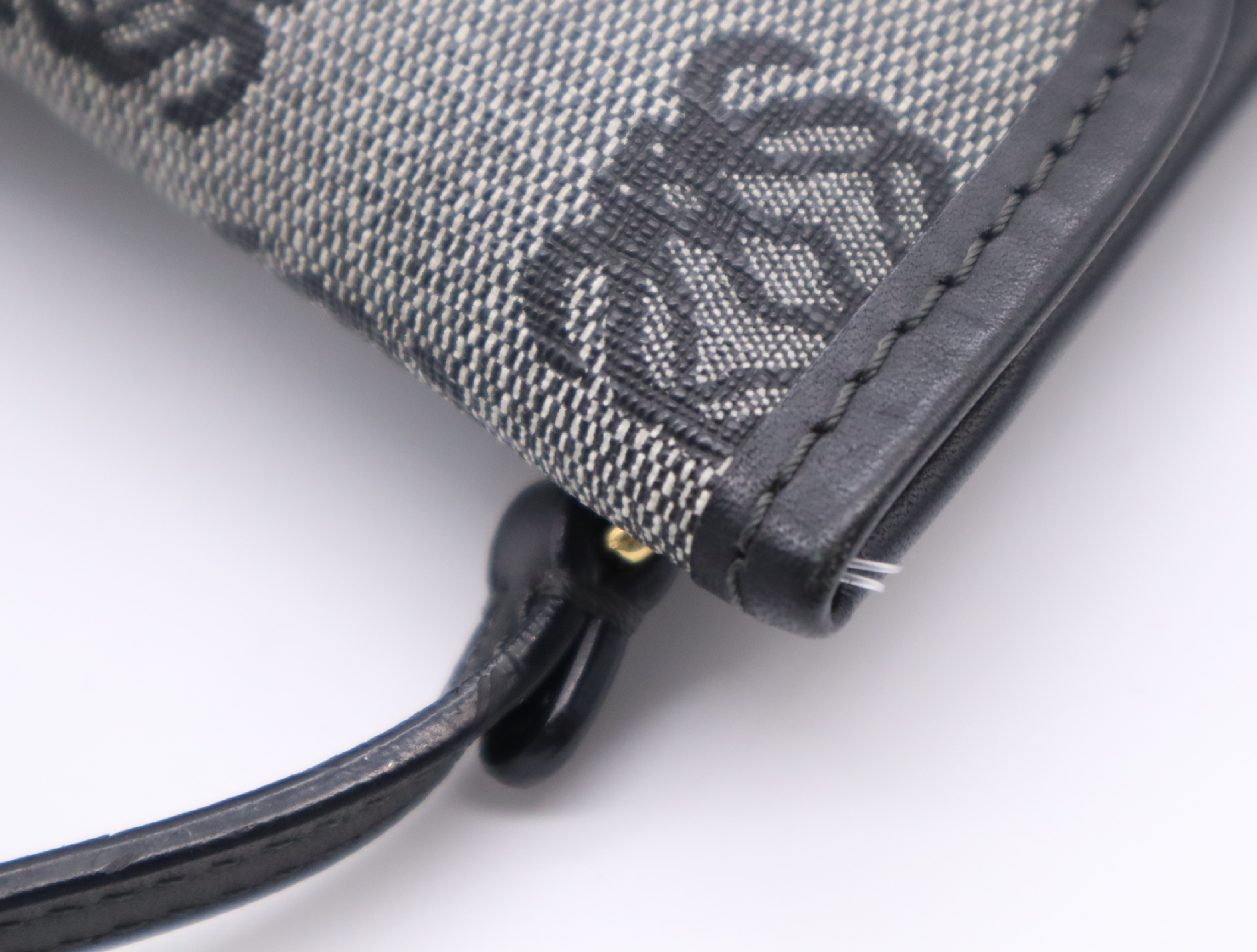 Anagram Shoulder Bag, Gray — view 9