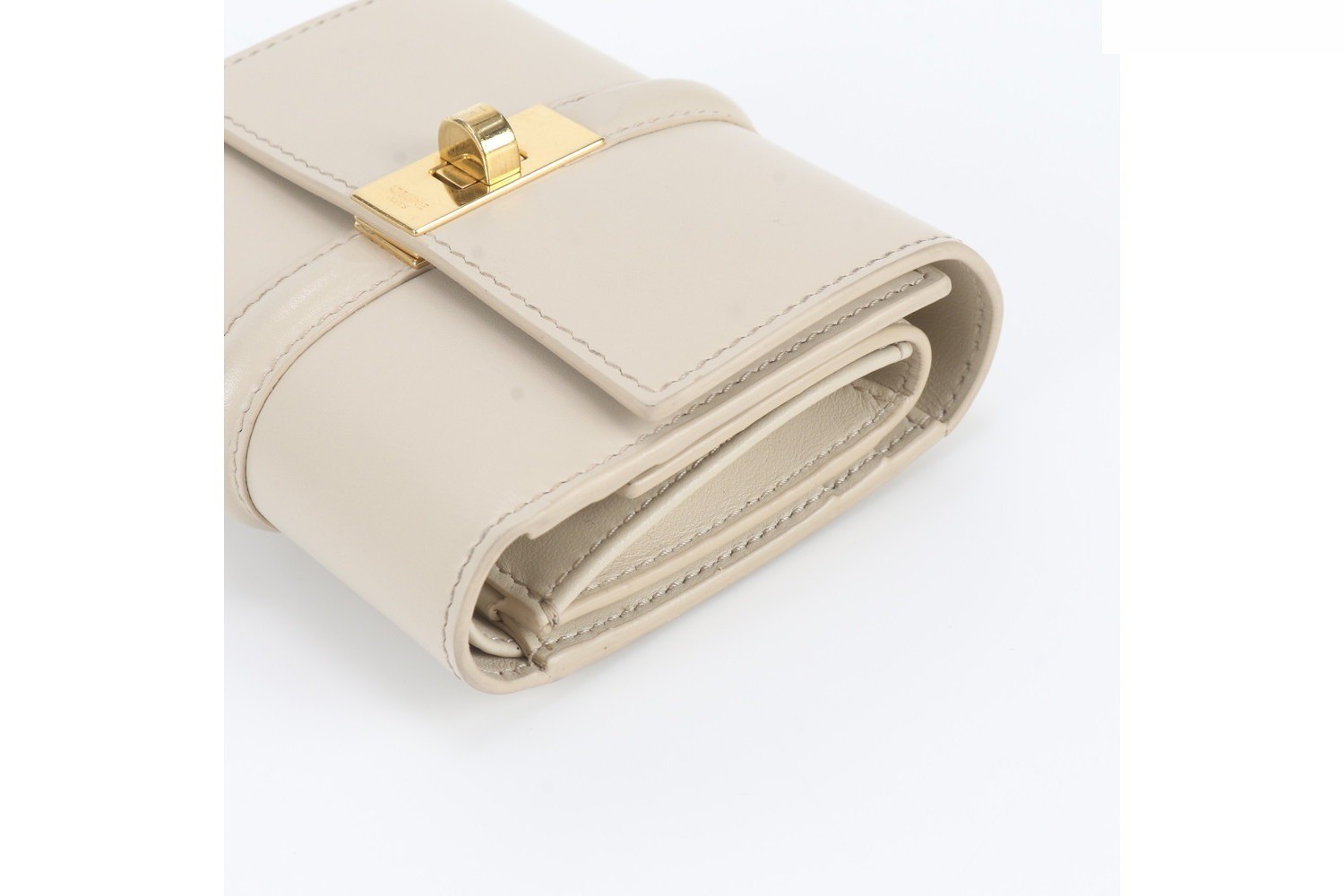 Small Trifold Wallet, 16 Seize Leather Tri-fold Wallet — view 3