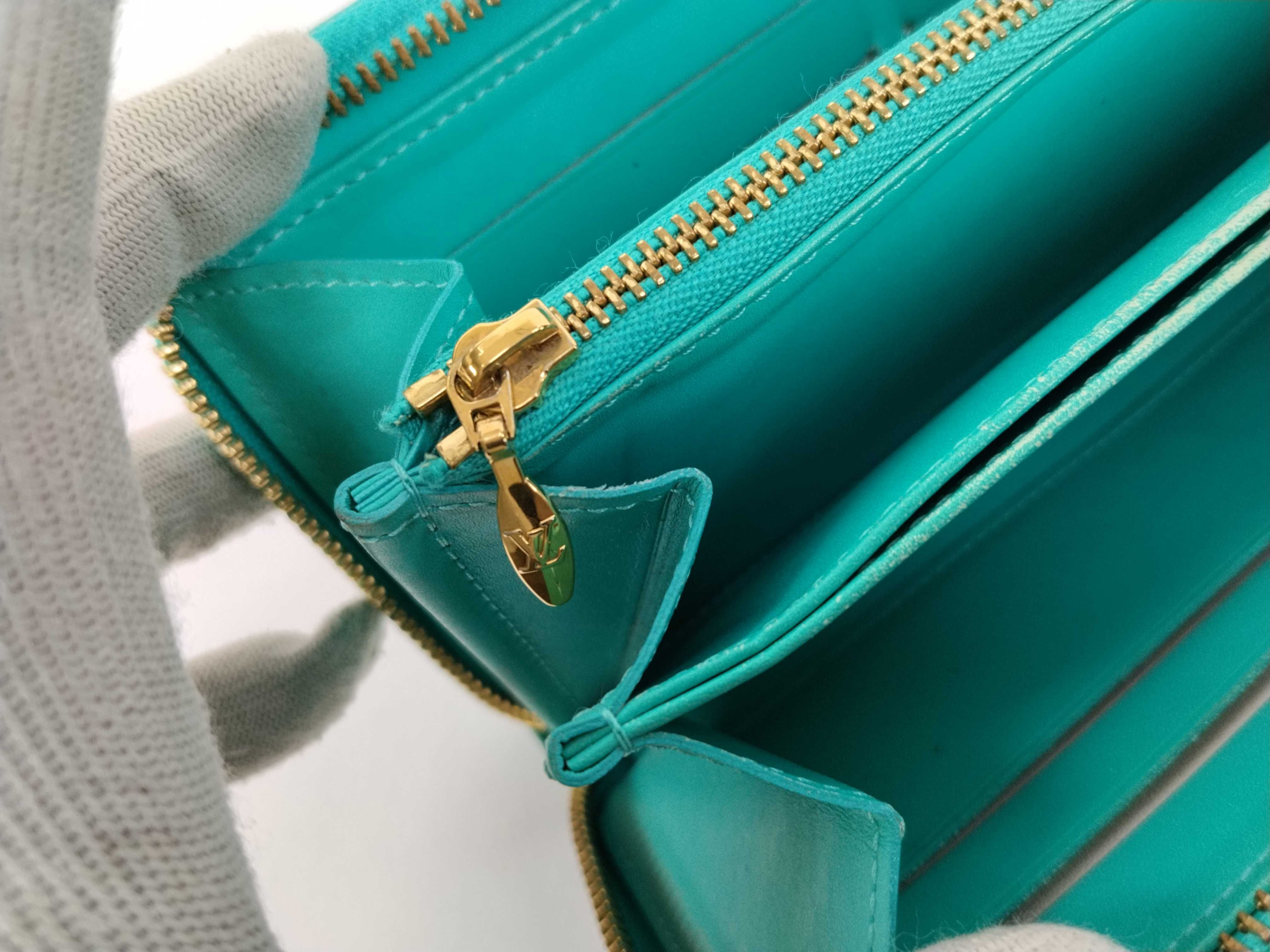 Vernis LV Zippy Wallet Light Blue — view 12