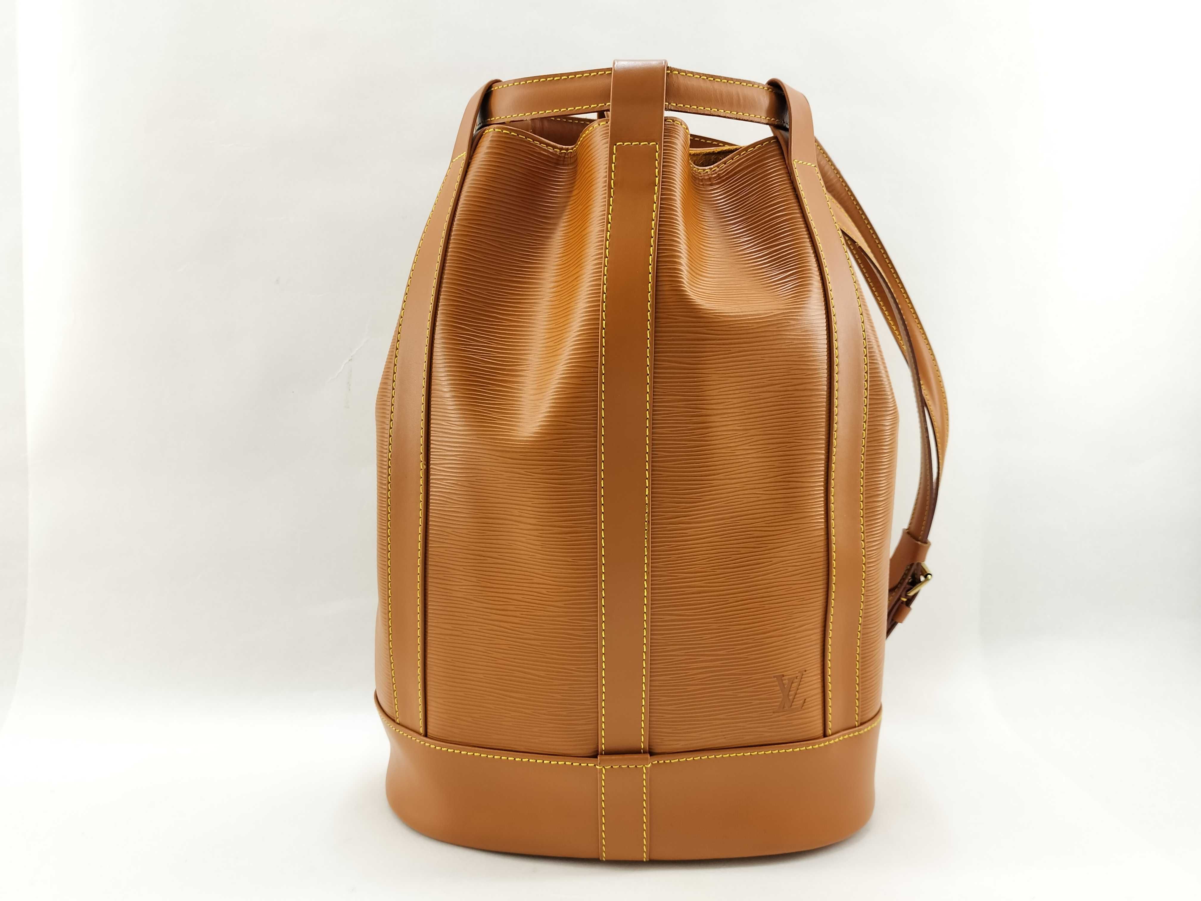 Epi Randonee Brown Shoulder Bag
