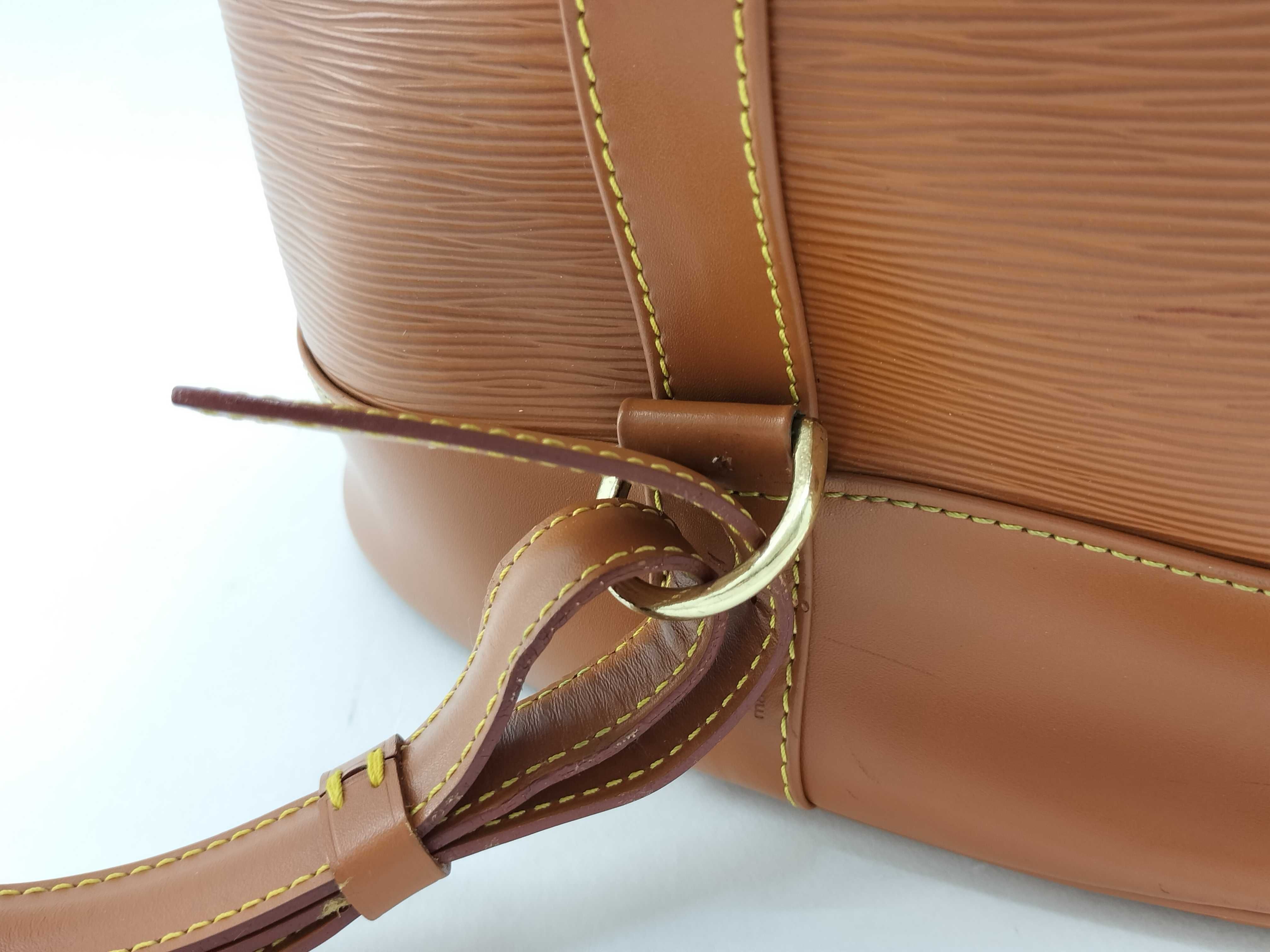 Epi Randonee Brown Shoulder Bag — view 3