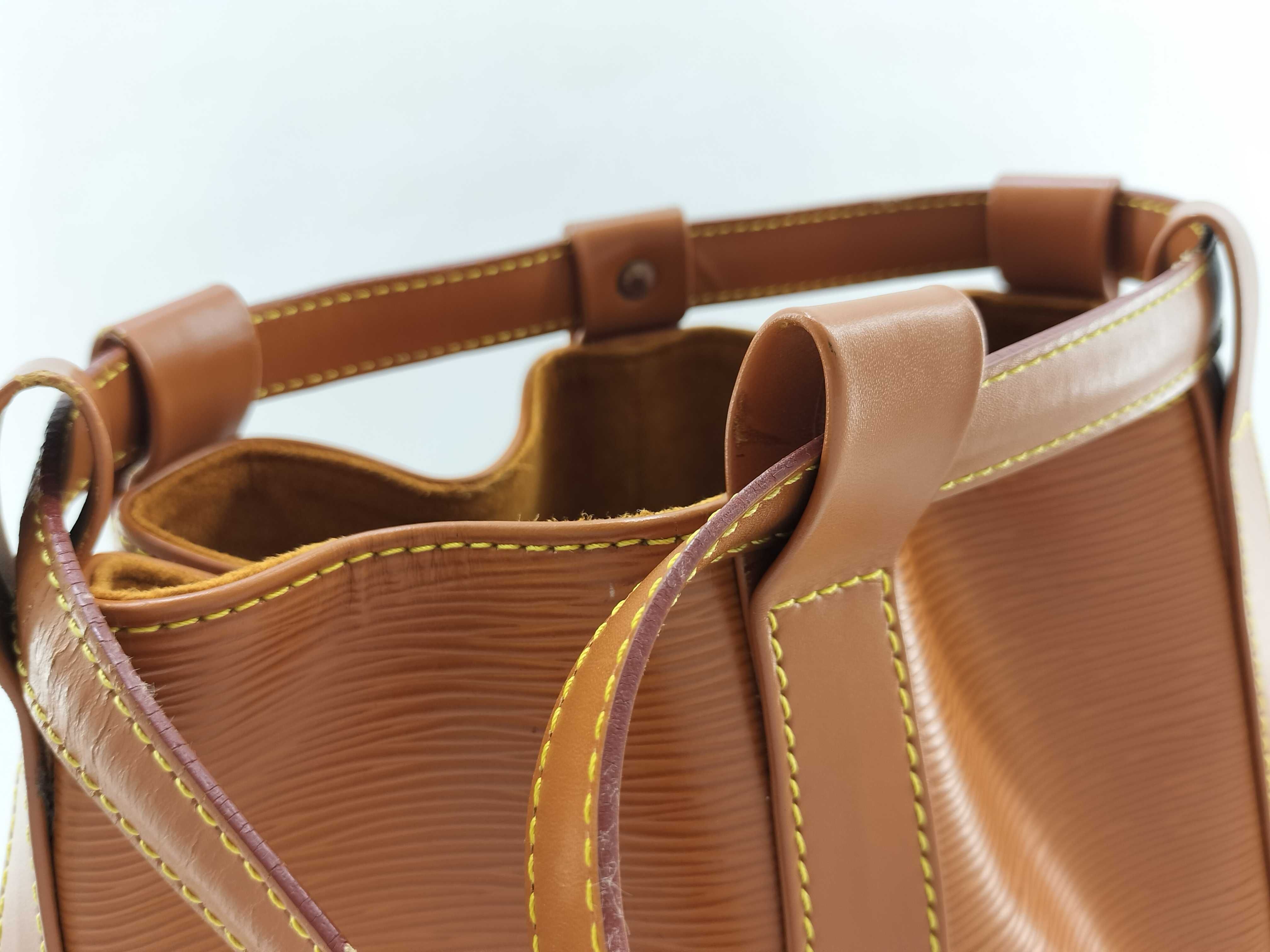 Epi Randonee Brown Shoulder Bag — view 4
