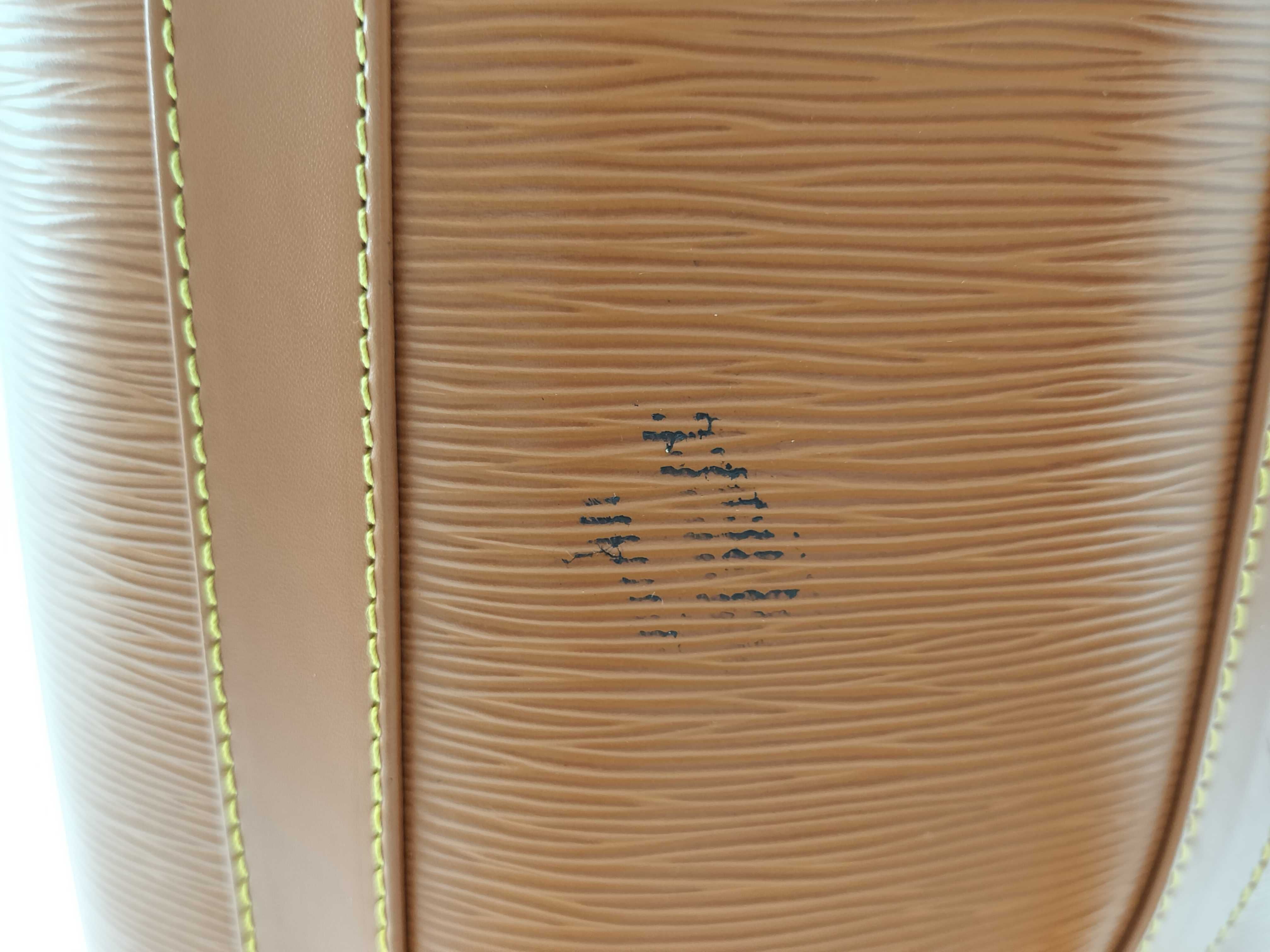 Epi Randonee Brown Shoulder Bag — view 5