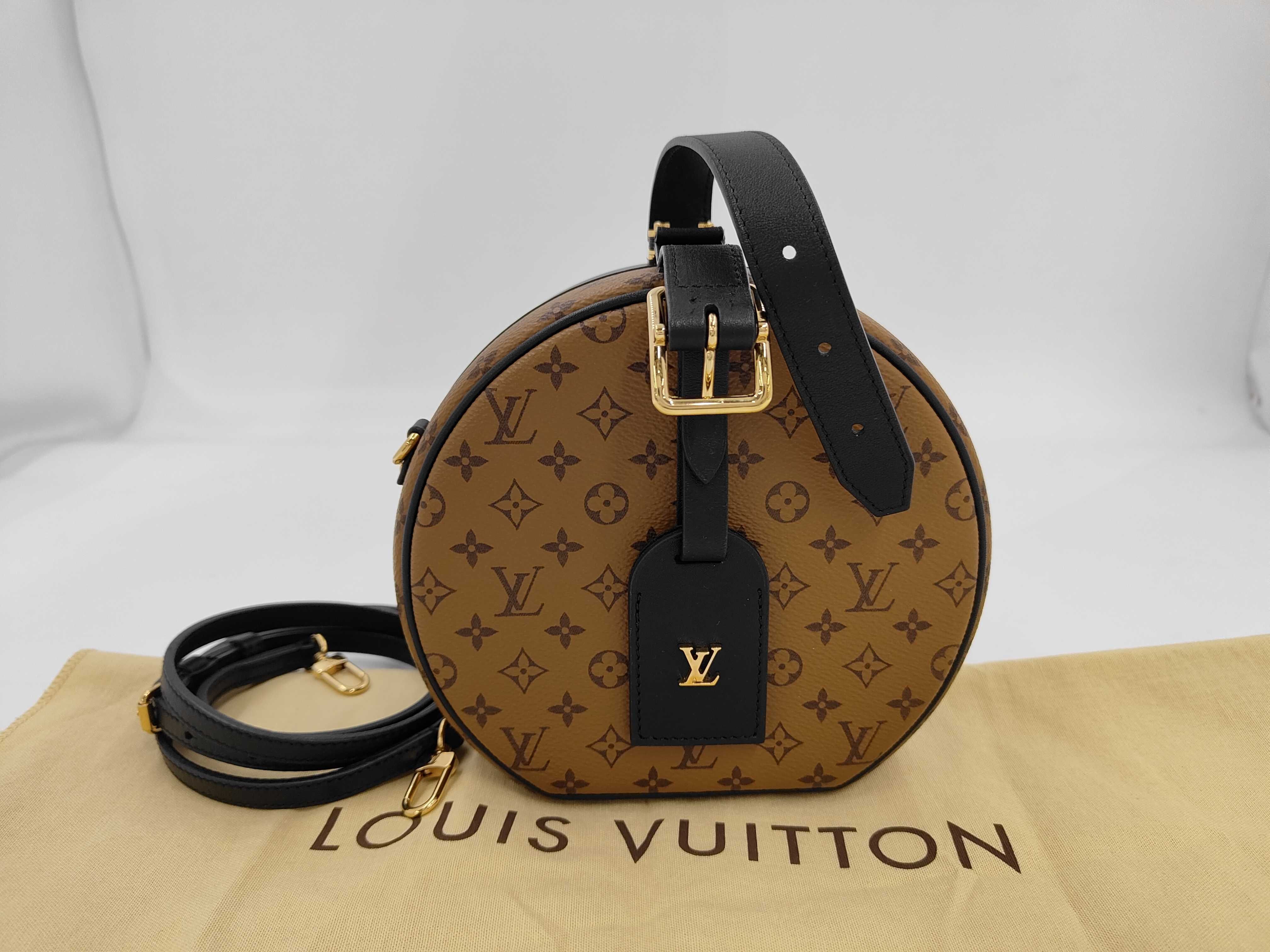 Reverse Petite Boite Chapeau Monogram M Shoulder Bag