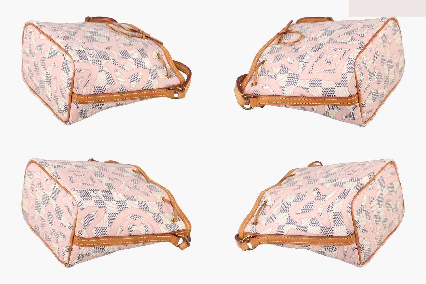 Tahitian Nano Noe Damier Canvas Azur — view 4