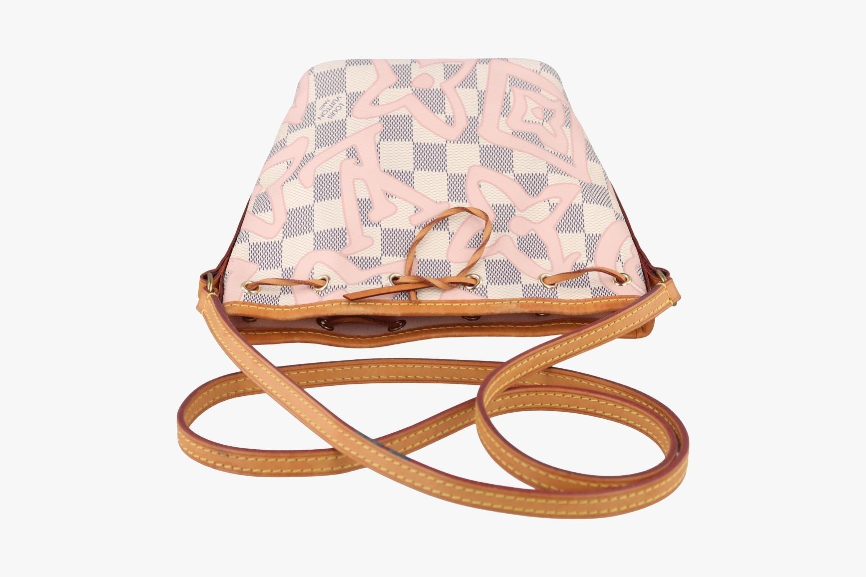Tahitian Nano Noe Damier Canvas Azur — view 5