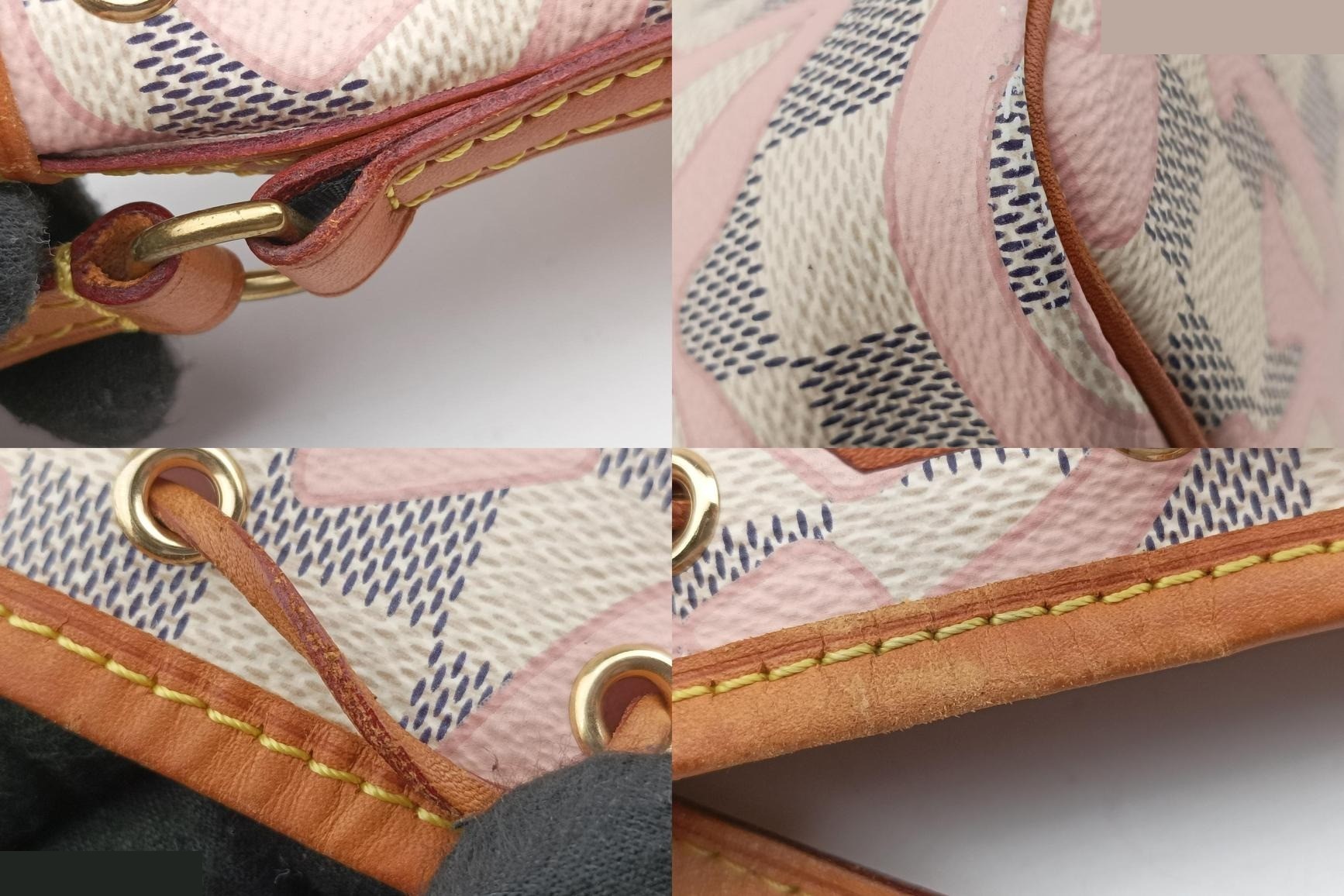Tahitian Nano Noe Damier Canvas Azur — view 9