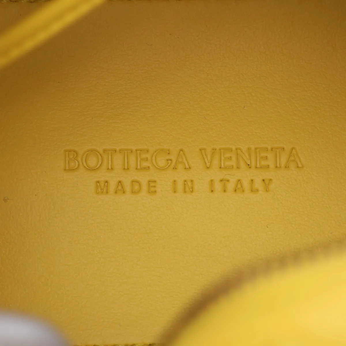 Intrecciato Leather Shoulder Bag, Yellow — view 8