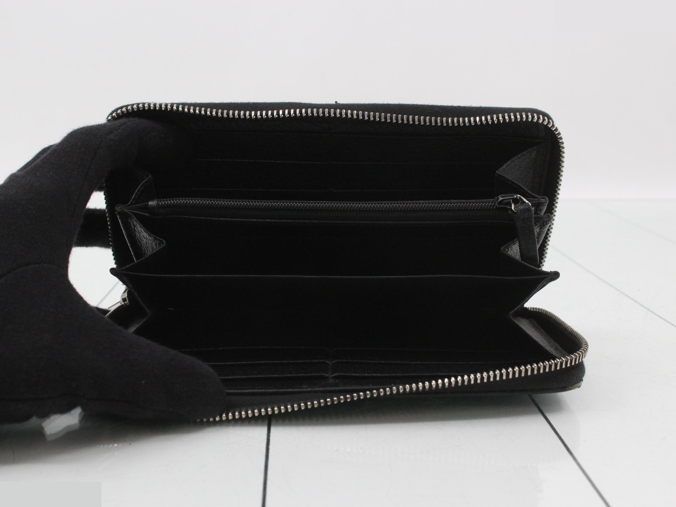 GG Psychedelic Long Wallet, Black, Multi — view 4