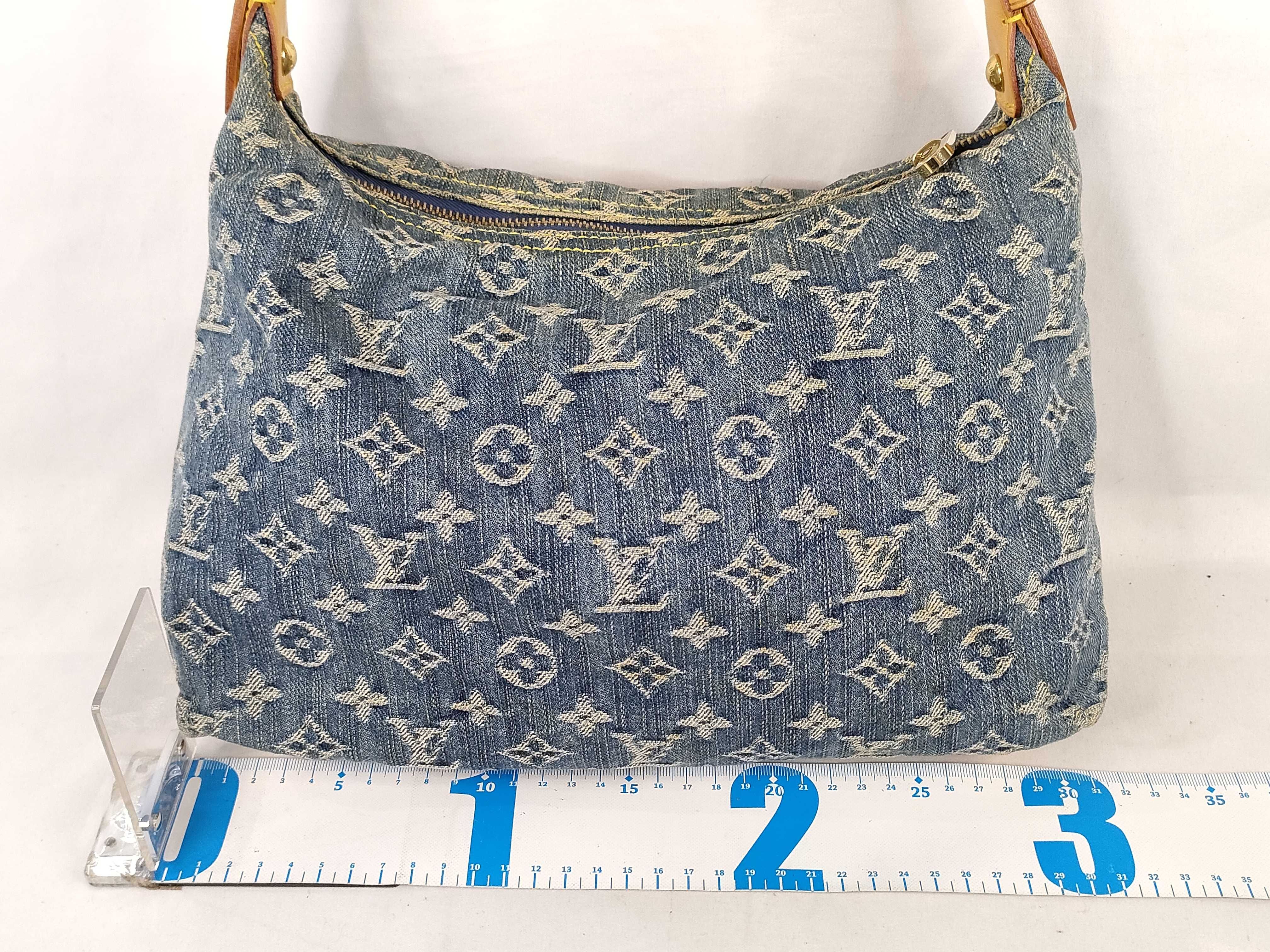 Monogram Denim LOUIS Baggy PM M95049 A30038 Shoulder Bag — view 2