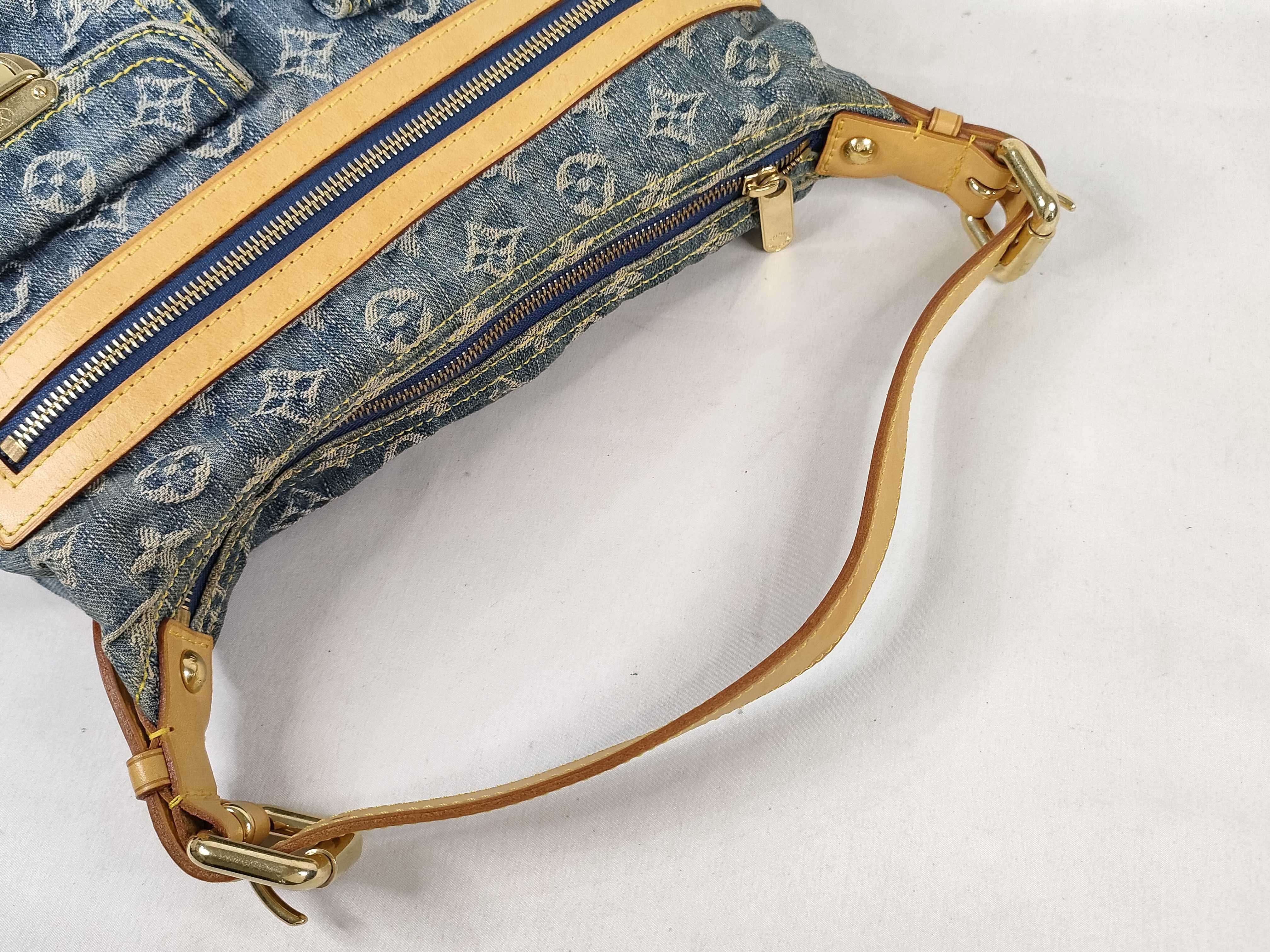 Monogram Denim LOUIS Baggy PM M95049 A30038 Shoulder Bag — view 3