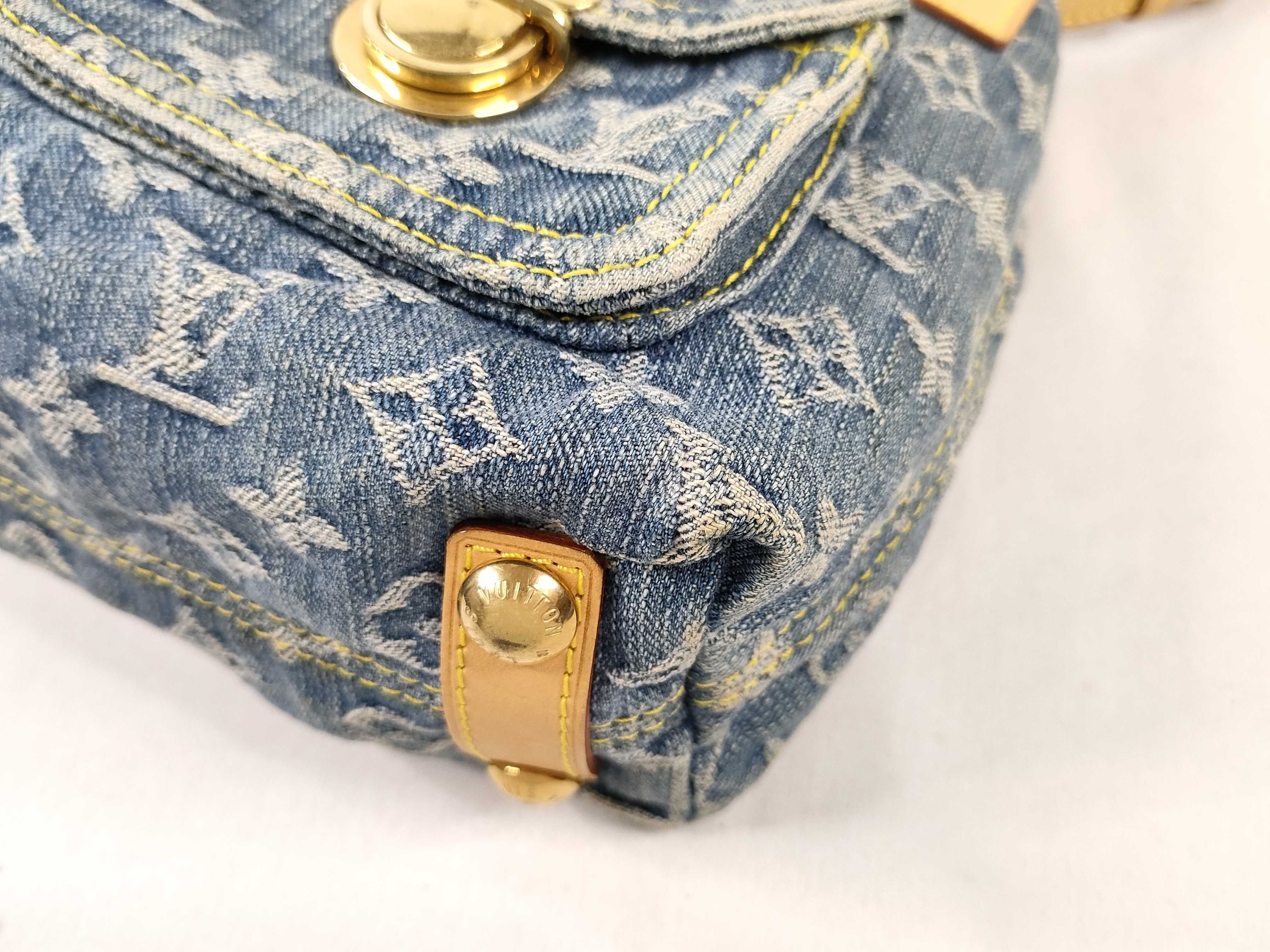 Monogram Denim LOUIS Baggy PM M95049 A30038 Shoulder Bag — view 6