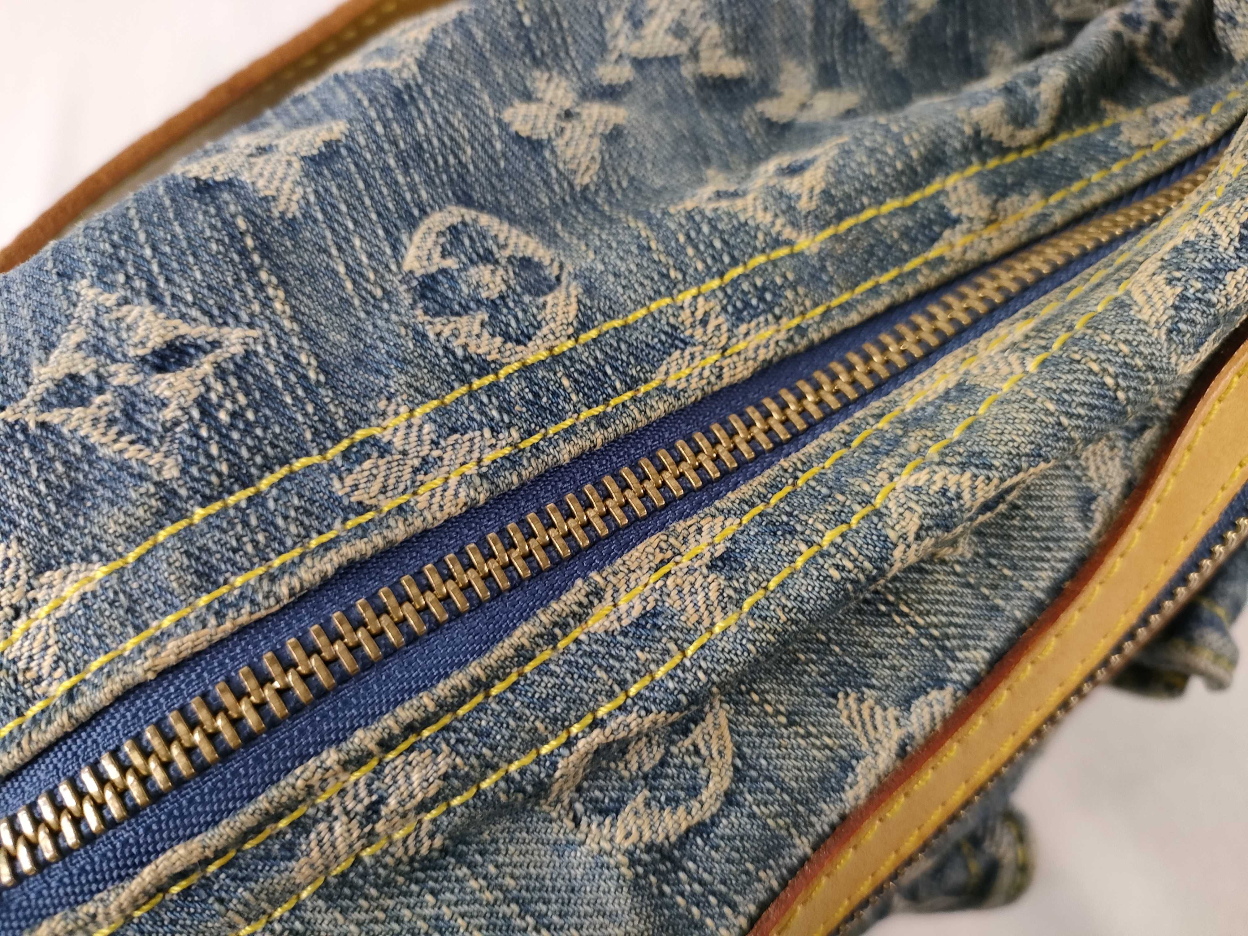 Monogram Denim LOUIS Baggy PM M95049 A30038 Shoulder Bag — view 8